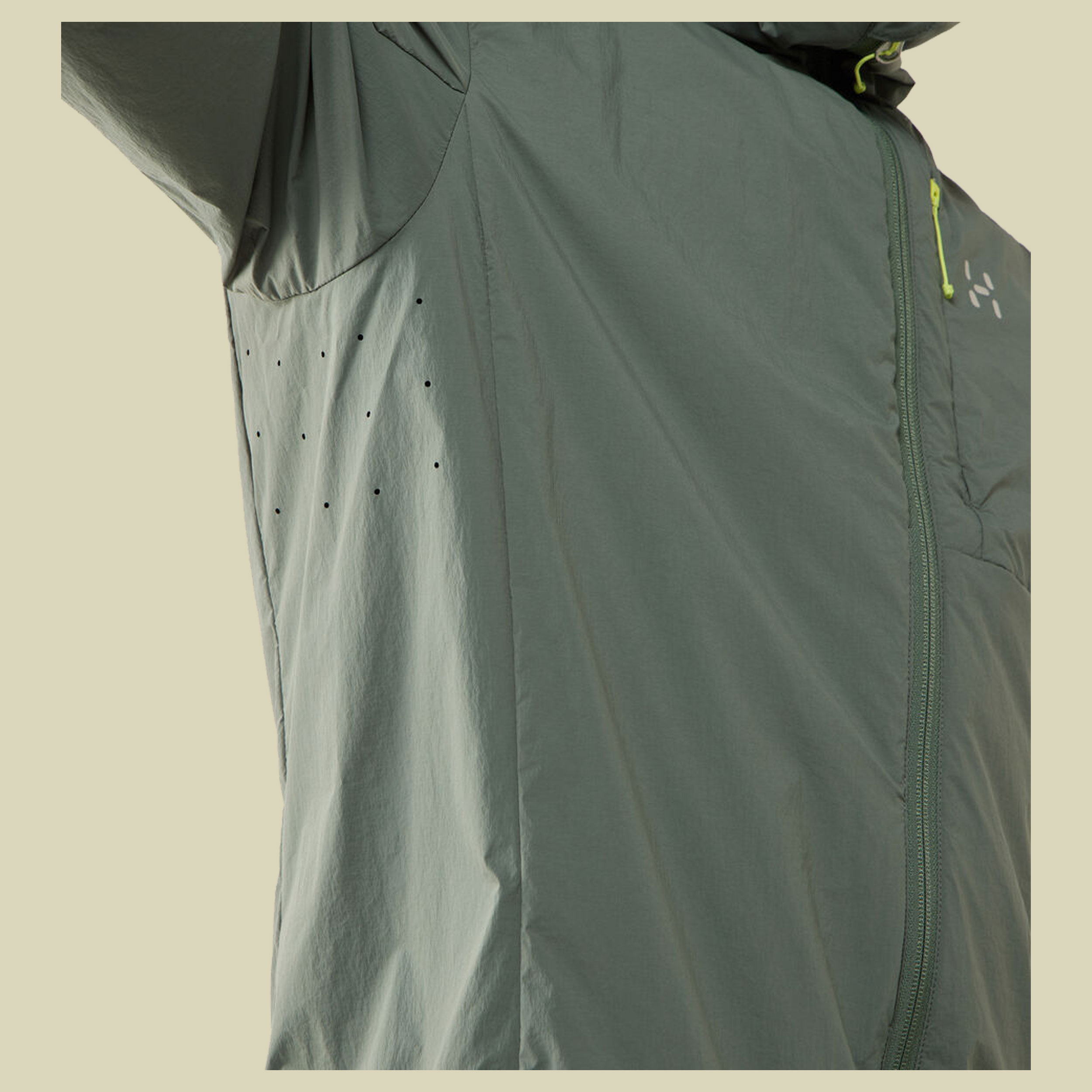 L.I.M Mimic Barrier Hood Men XL grün - chlorophyll green