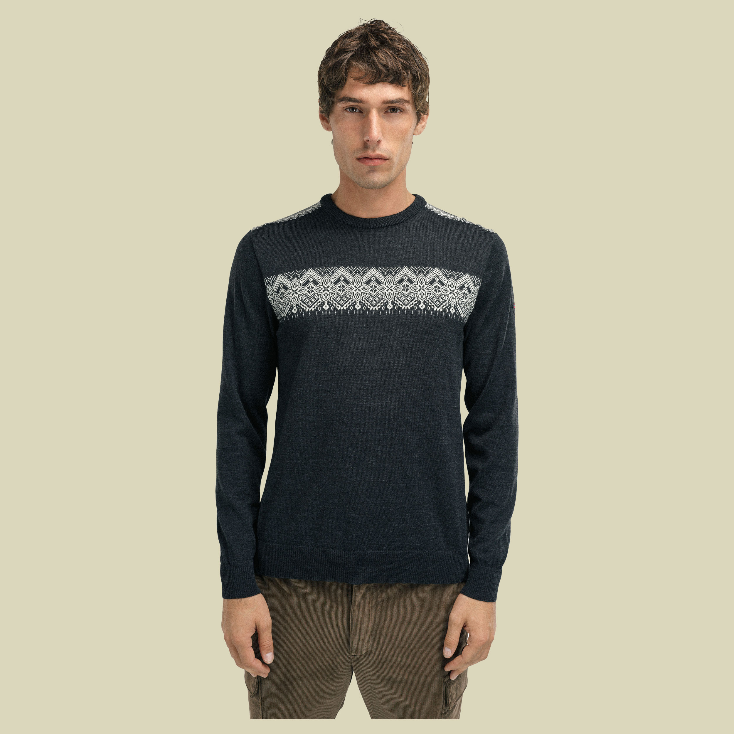 Stenberg Sweater Men M anthrazit - Farbe dark charcoal-offwhite
