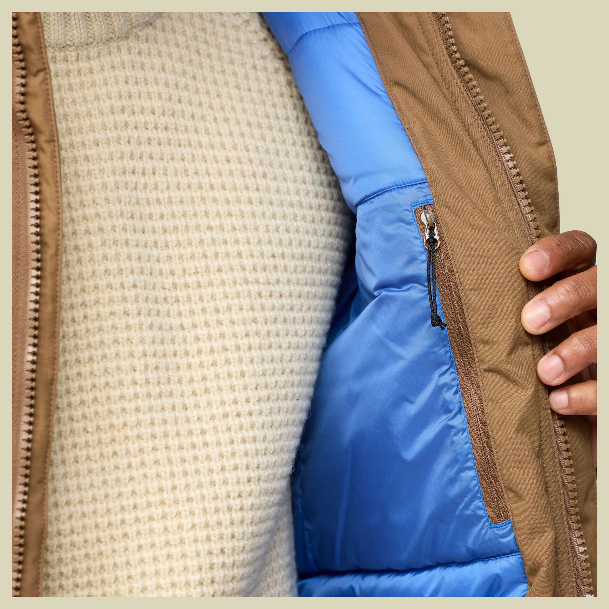 Övik Padded Jacket Men XL braun - wood brown
