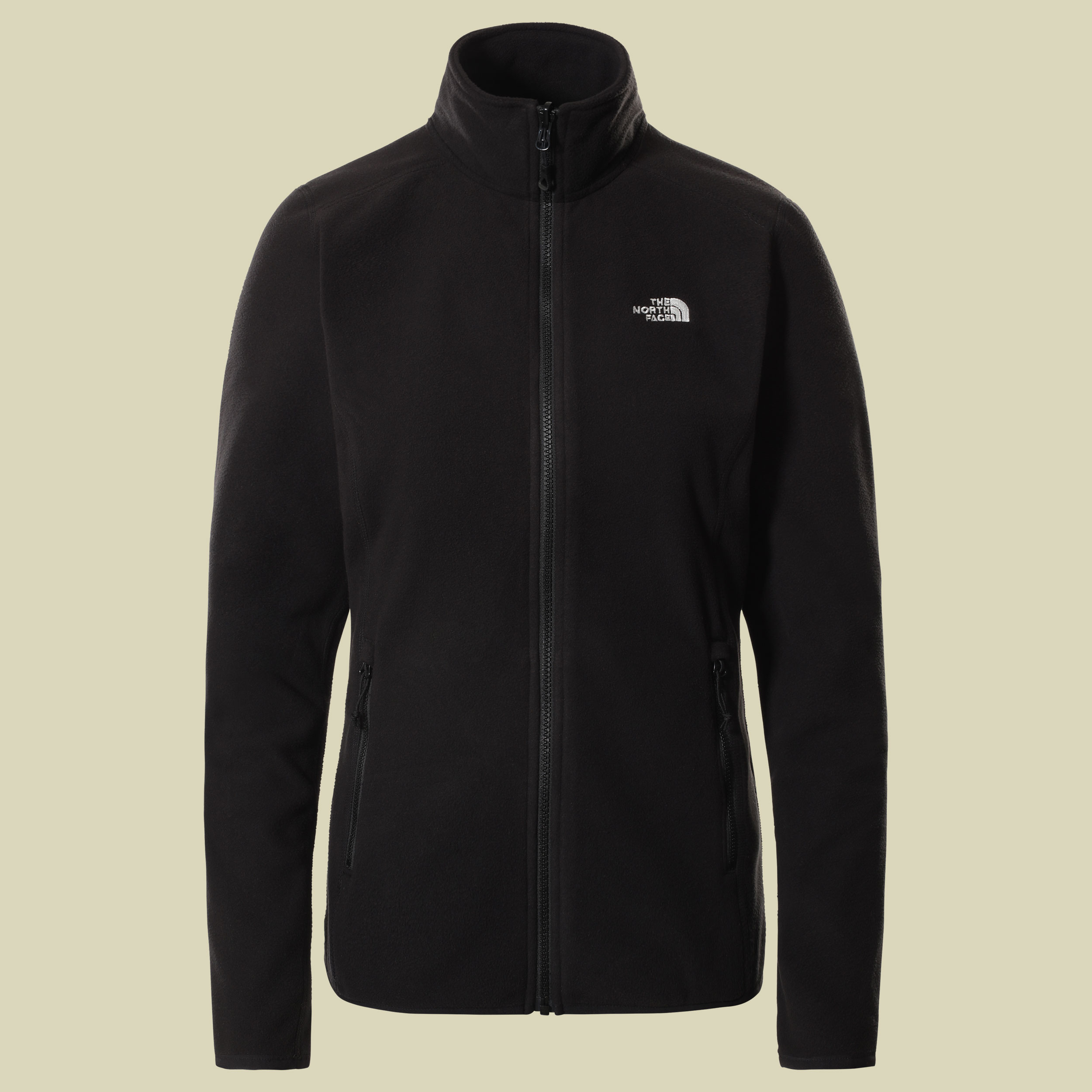 100 Glacier Full Zip Women Größe L  Farbe TNF black