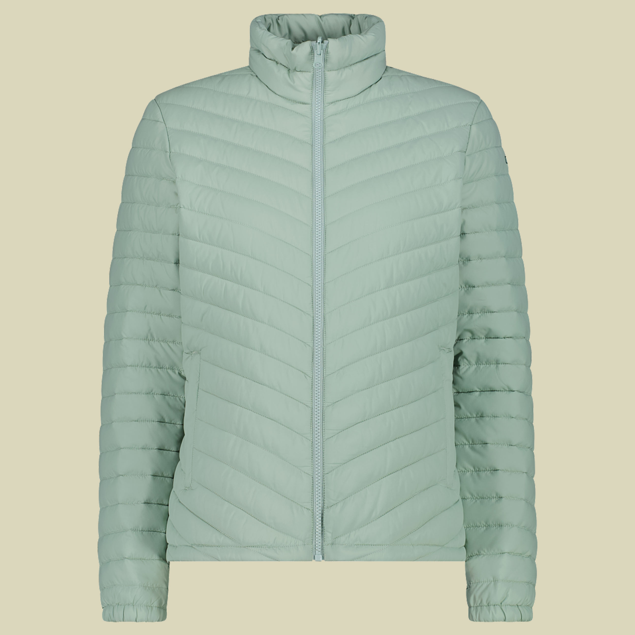 Woman Jacket Zip Hood Detachable Inn. Jacket 46 grün - Farbe trek green