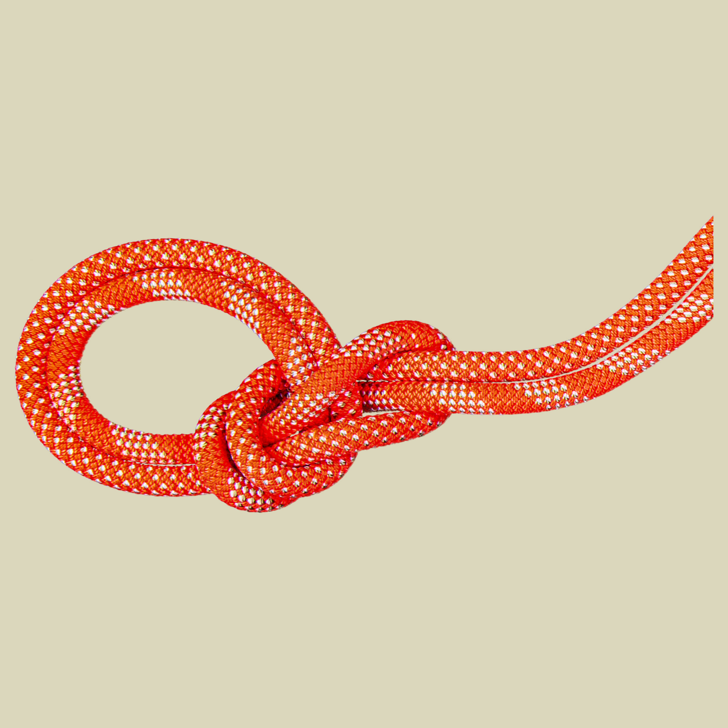 9.8 Crag Classic Rope orange 70 m - Duodess vibrant orange/white