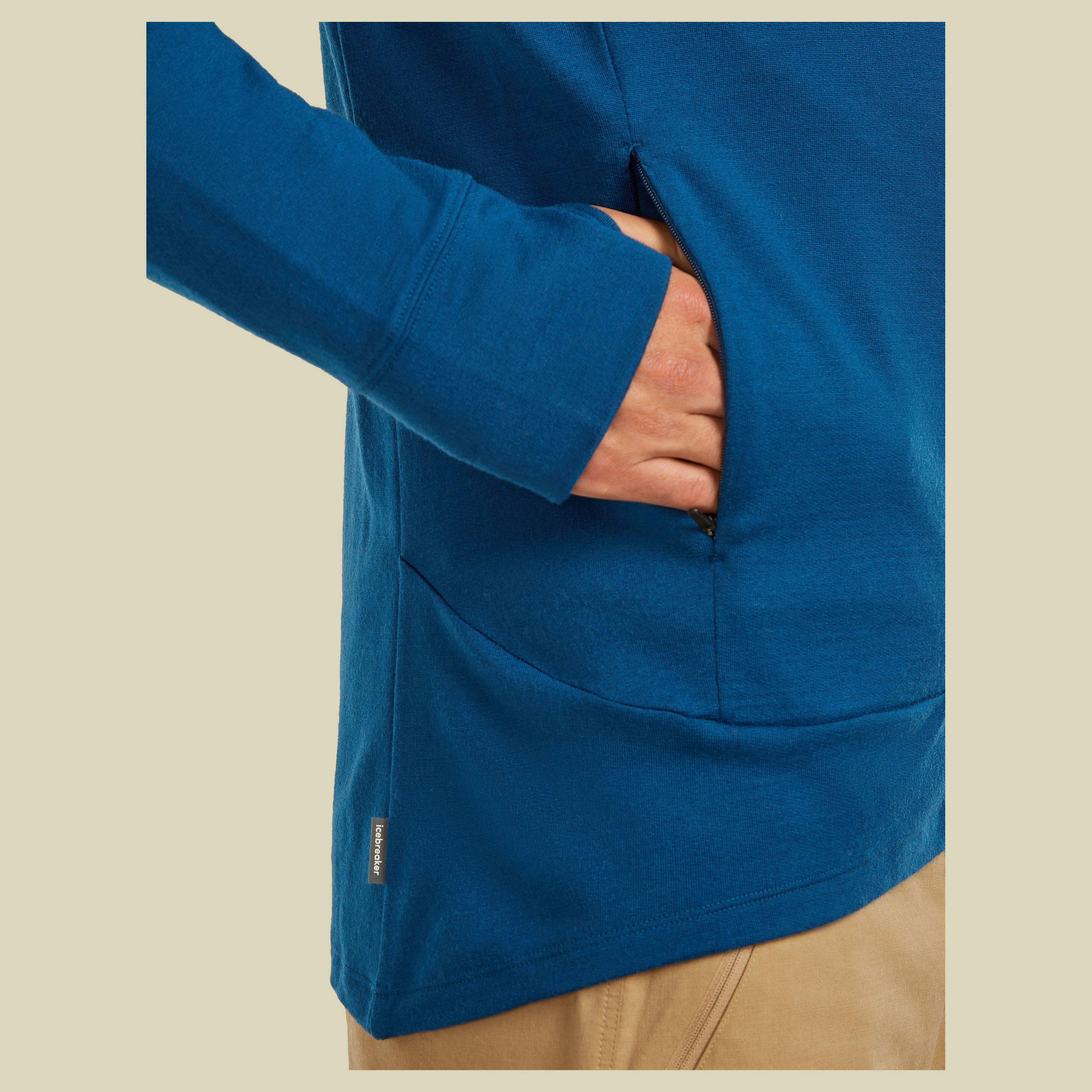 Merino 260 Quantum IV LS Zip Hoodie Men XL atlantis