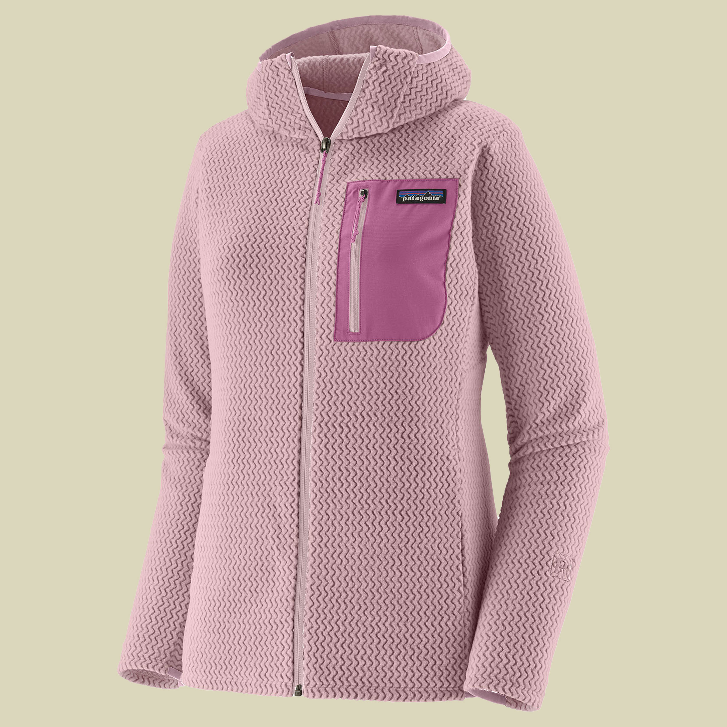 R1 Air Full-Zip Hoody Women lila II XL - quiet violet