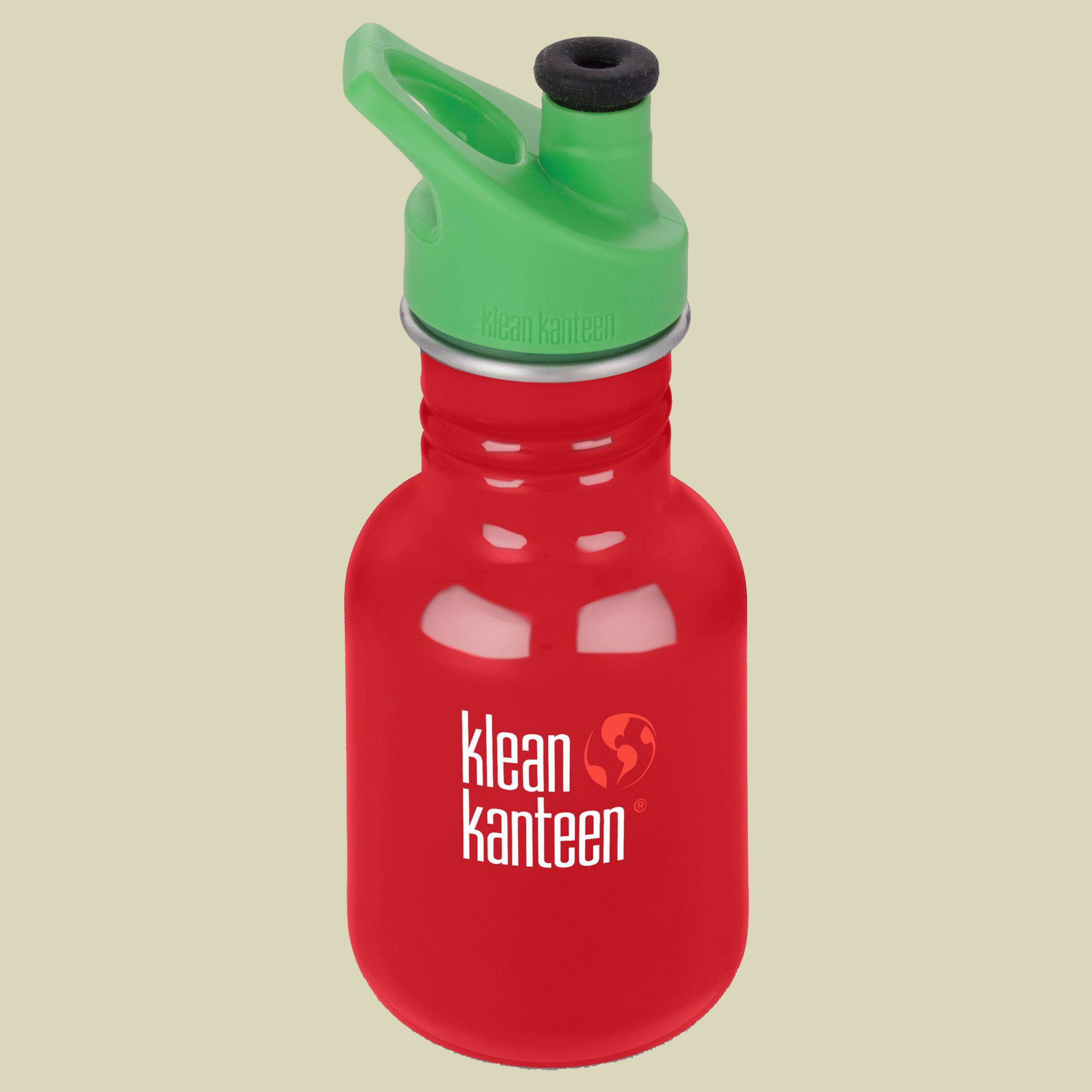 Kid Kanteen Classic mit Sport Cap Volumen 355 Farbe mineral red