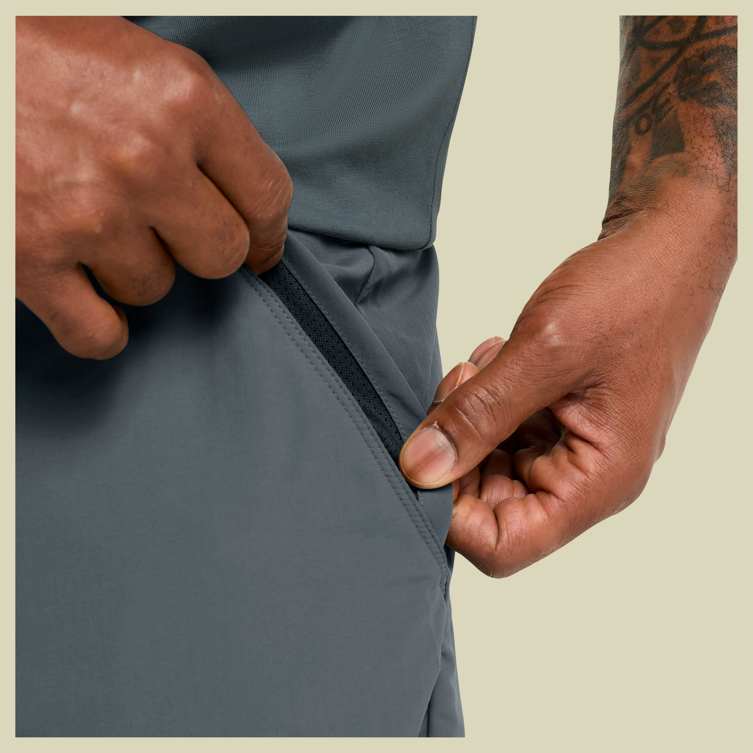 Duneland Shorts Men 56 grau - grey odessa