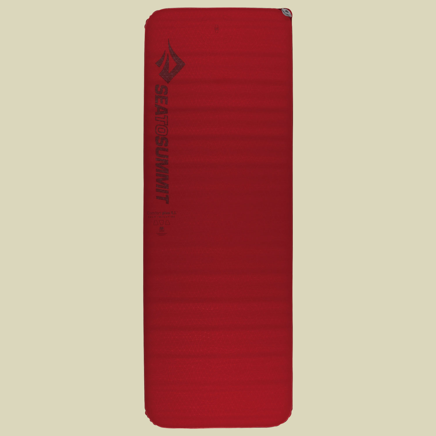 Comfort Plus S.I. Rectangular Liegefläche 201 x 64 cm (large) Farbe crimson