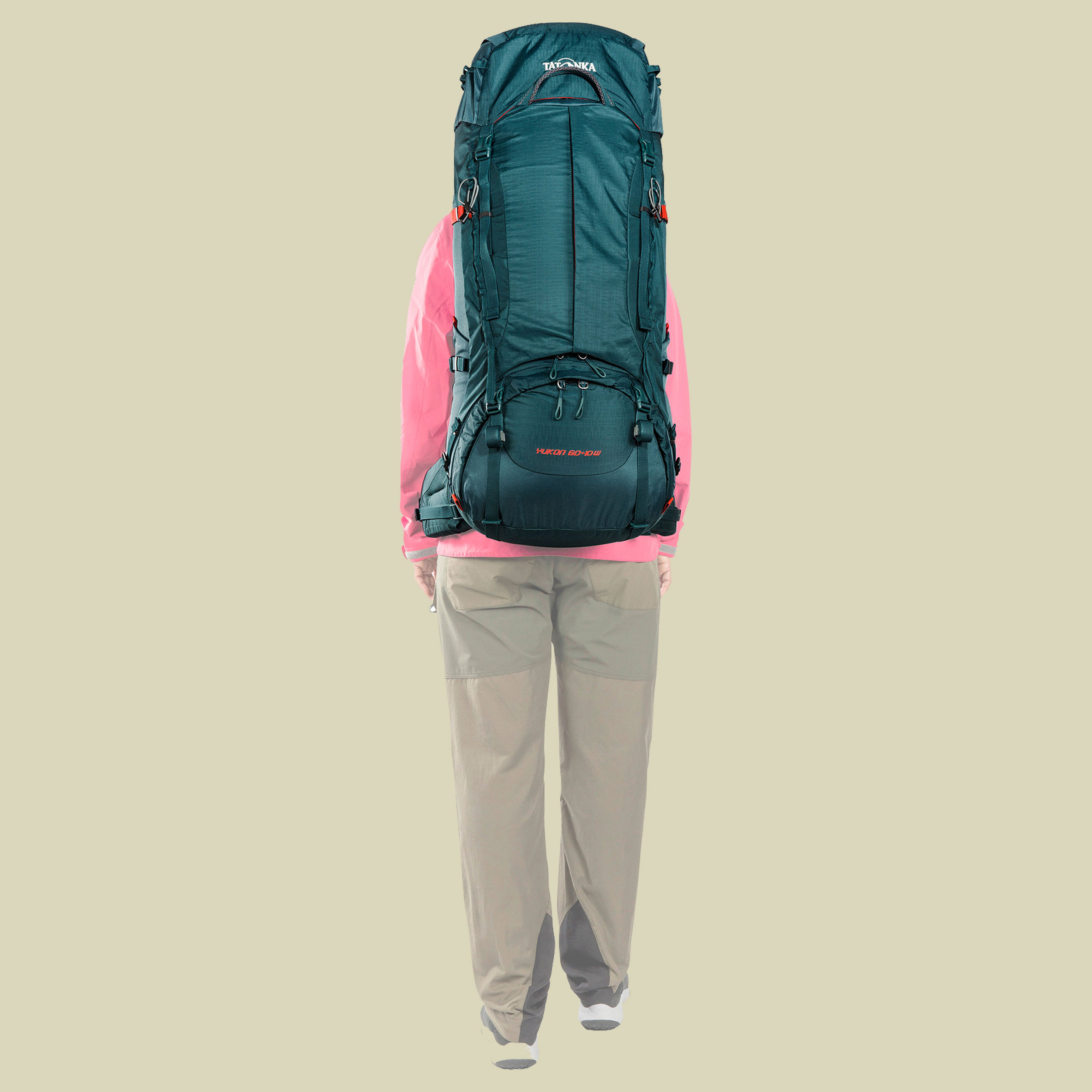 Yukon 60+10 Women Volumen 60 L + 10 L Farbe teal green
