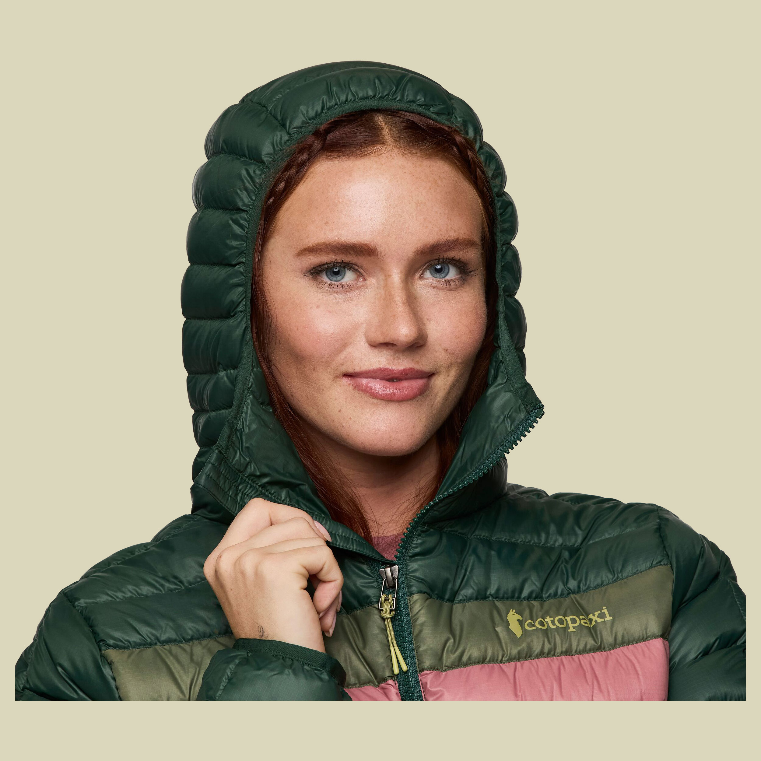 Fuego Down Hooded Jacket Women S grün