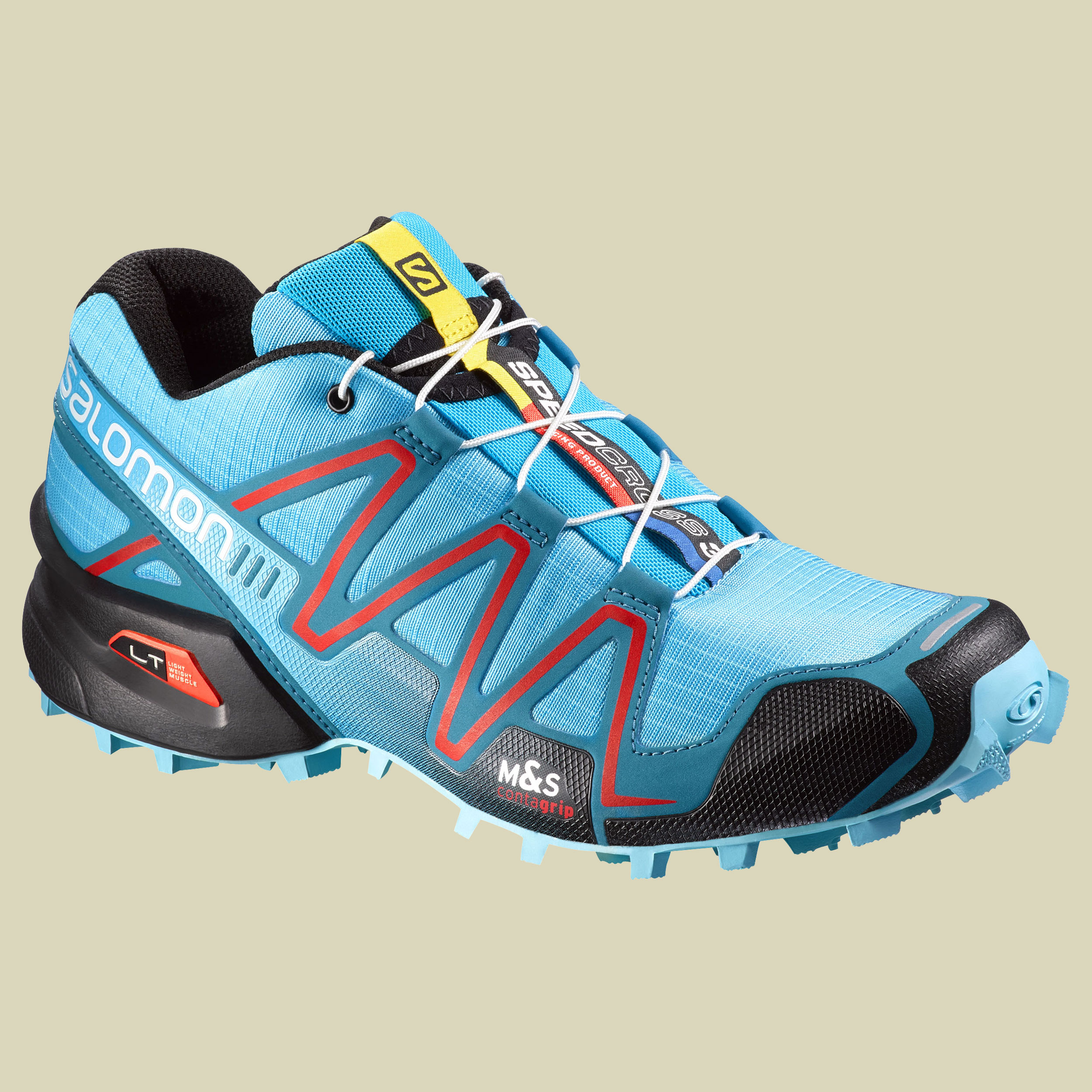 Speedcross 3 Women Größe UK 4,5 Farbe azurin blue-fog blue-radiant red