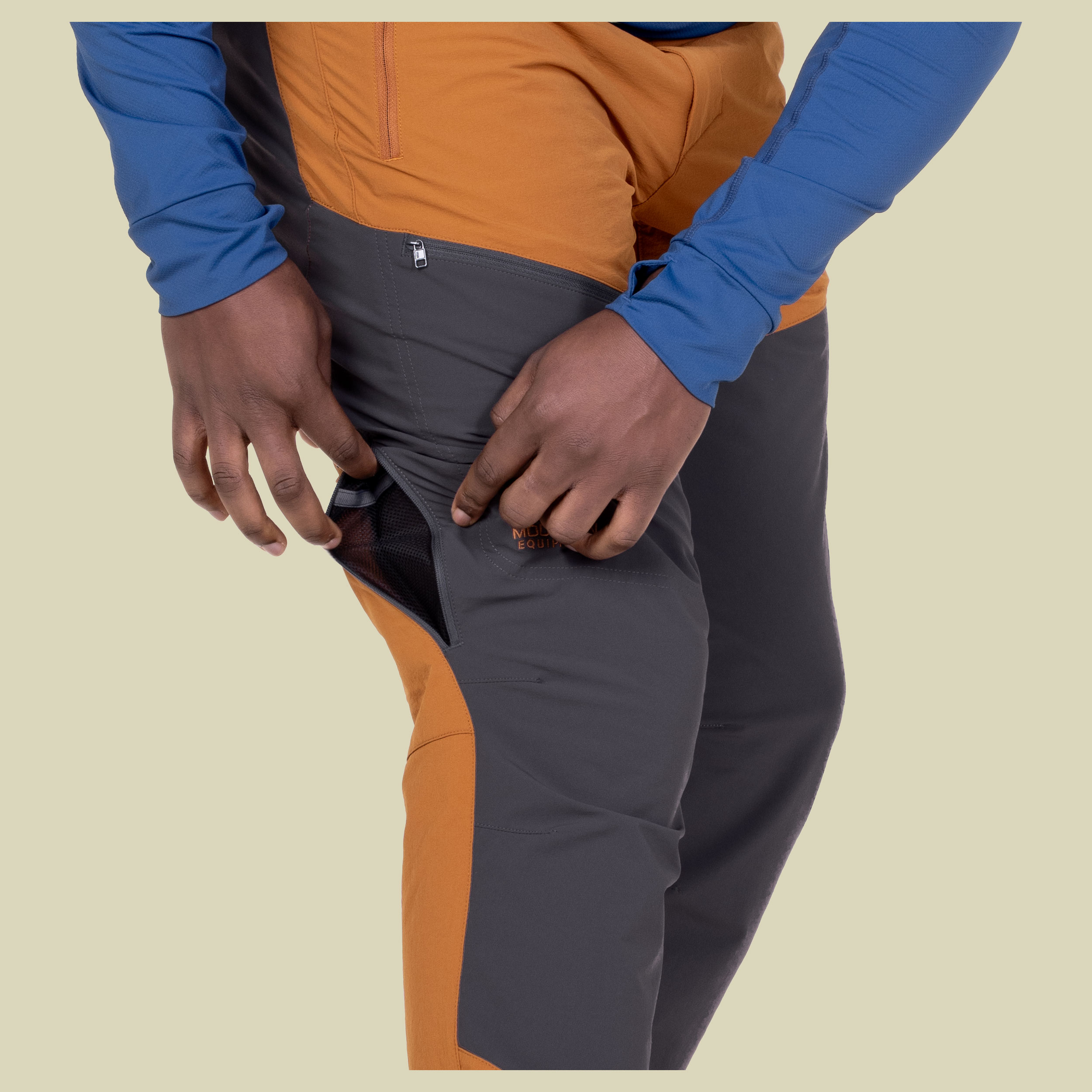 Ibex Alpine Pant Men 34 mehrfarbig - Ccafe/anvil grey