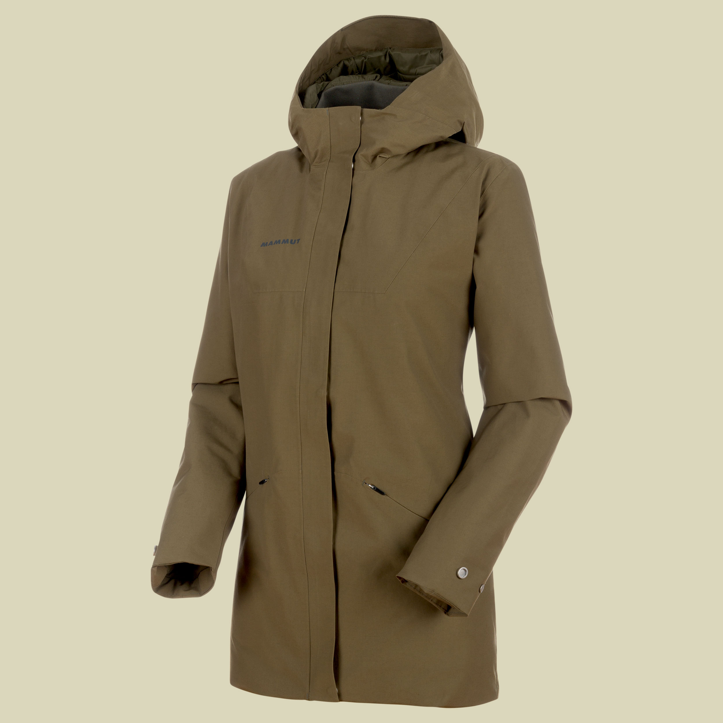 Chamuera HS Thermo Hooded Parka Women Größe XS Farbe iguana