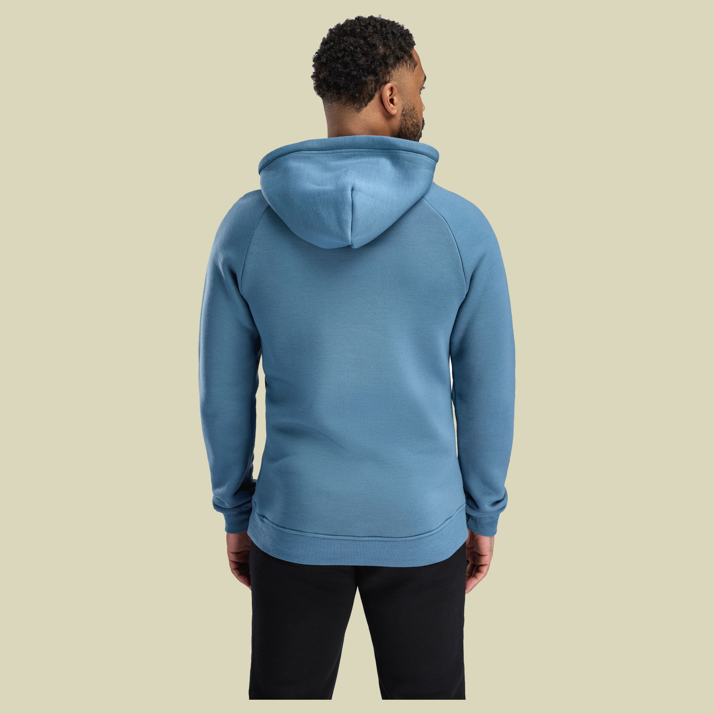 FleeceWool Hoodie Men XXL blue fussion