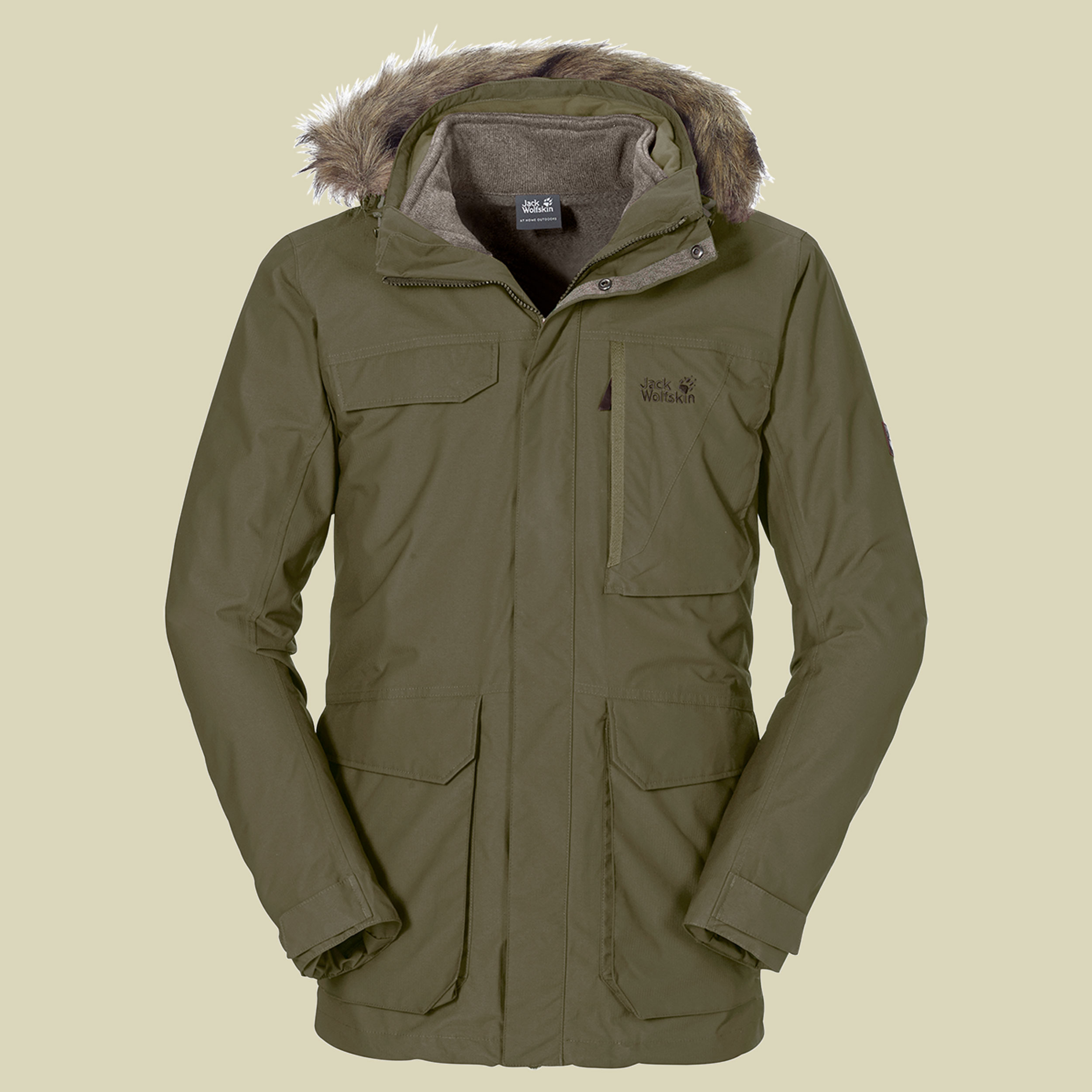 Postville Texapore Parka Men Größe M Farbe burnt olive