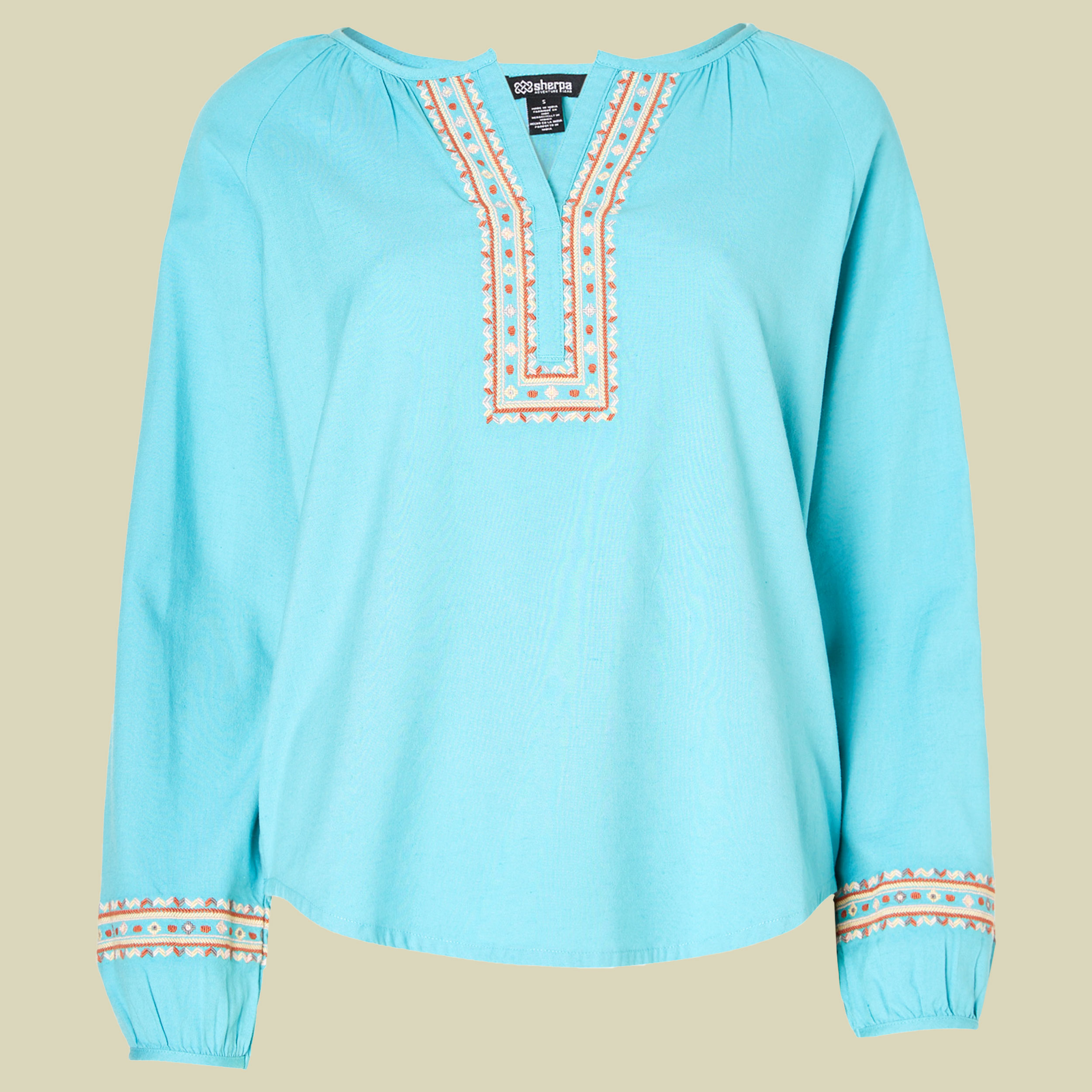 Tharu Long Sleeve Top Women Größe S Farbe azule