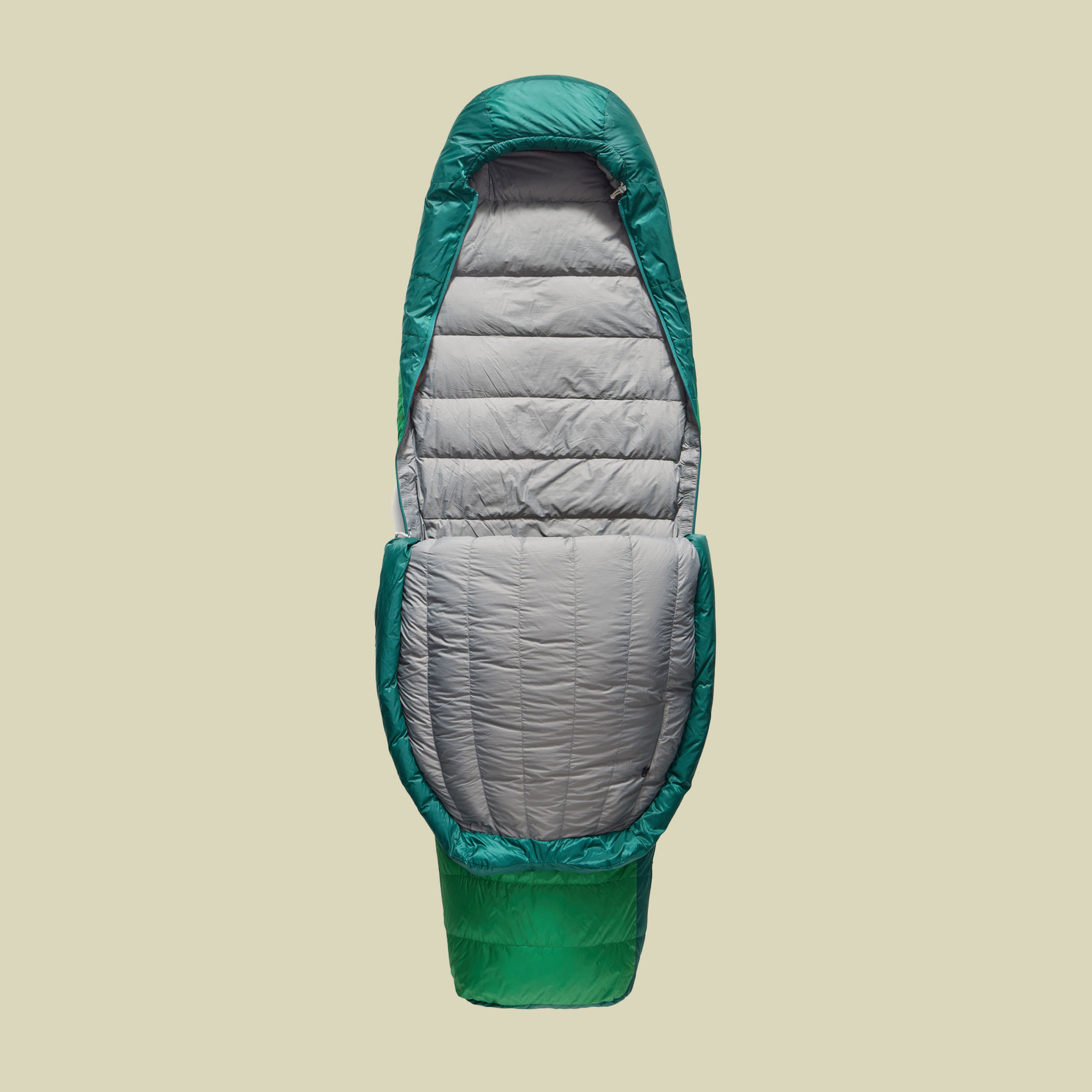 Ascent Down Sleeping Bag -1C grün regular 185 cm - Farbe rain forest