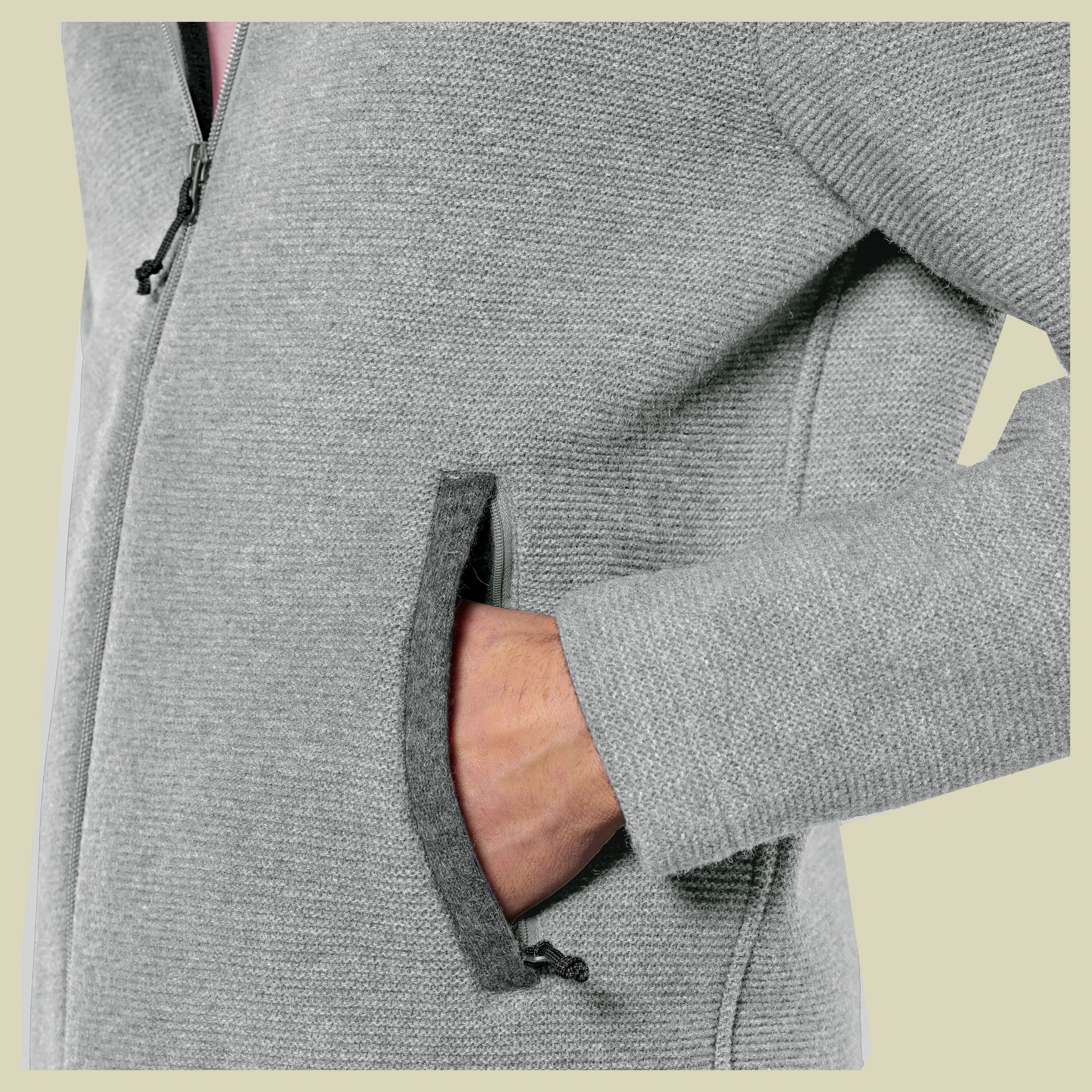 Fanes Sarner Jacket Men XXL (54) grau - silver melange