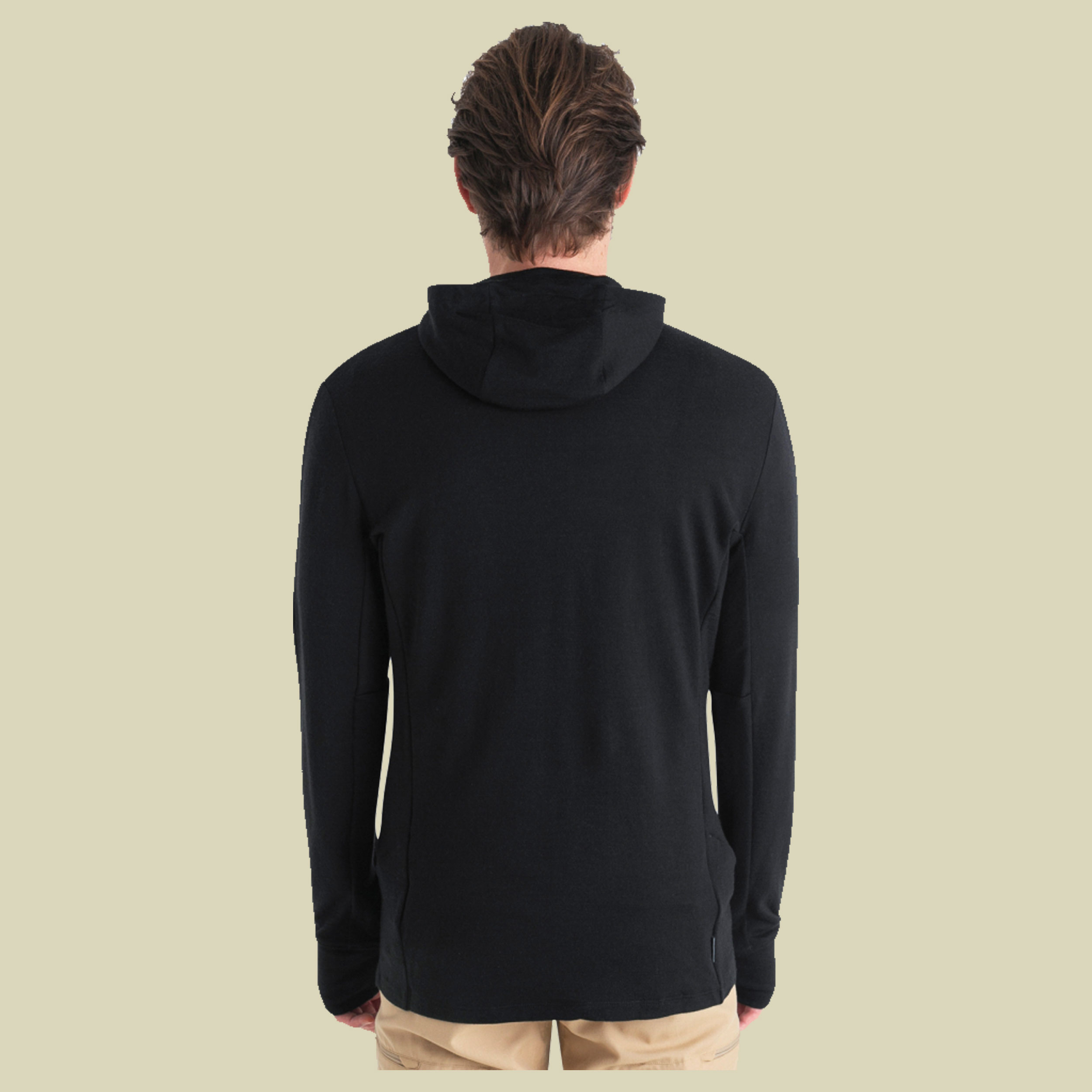 Merino 260 Quantum IV LS Zip Hoodie Men S schwarz - black