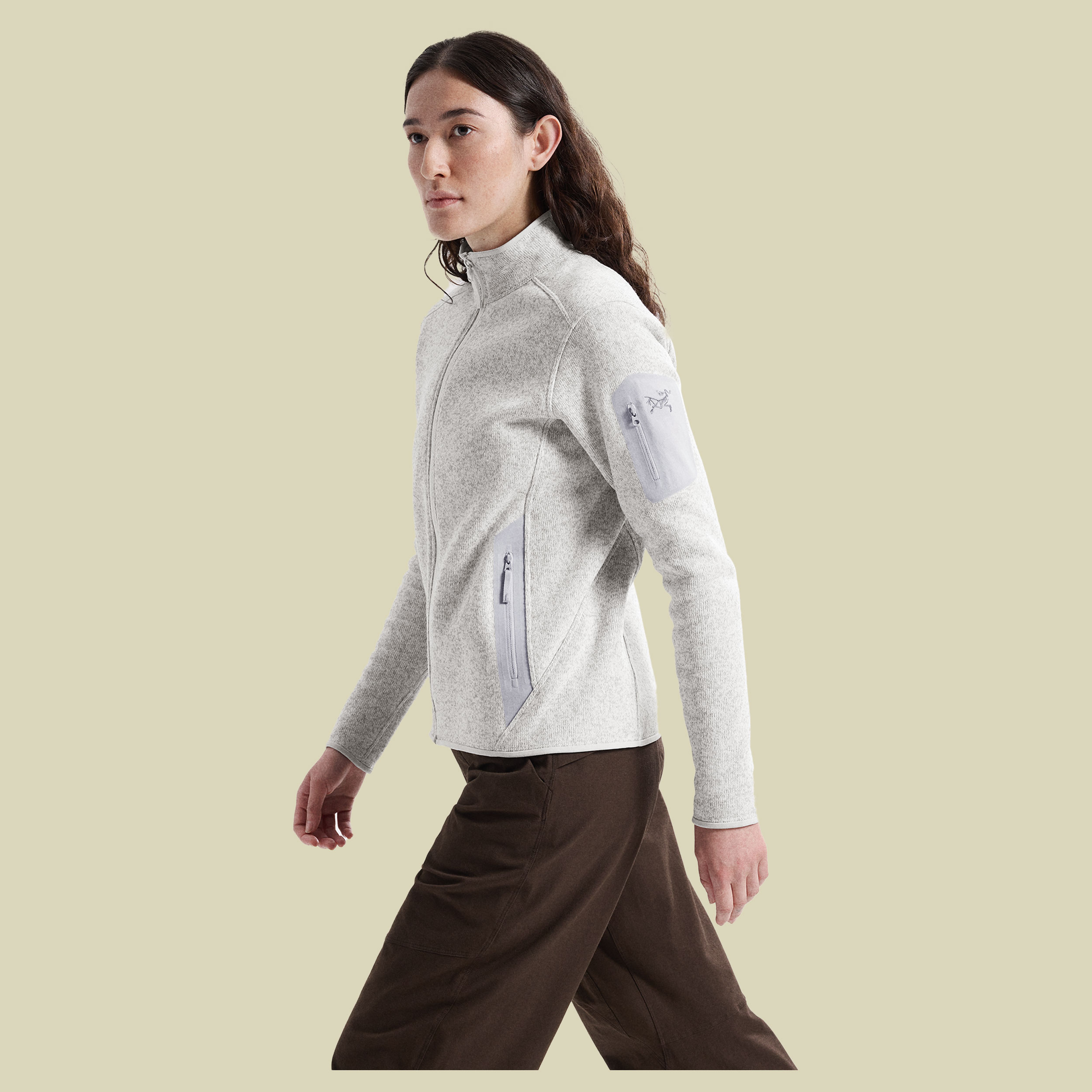 Covert Cardigan Women M grau - atmos heather
