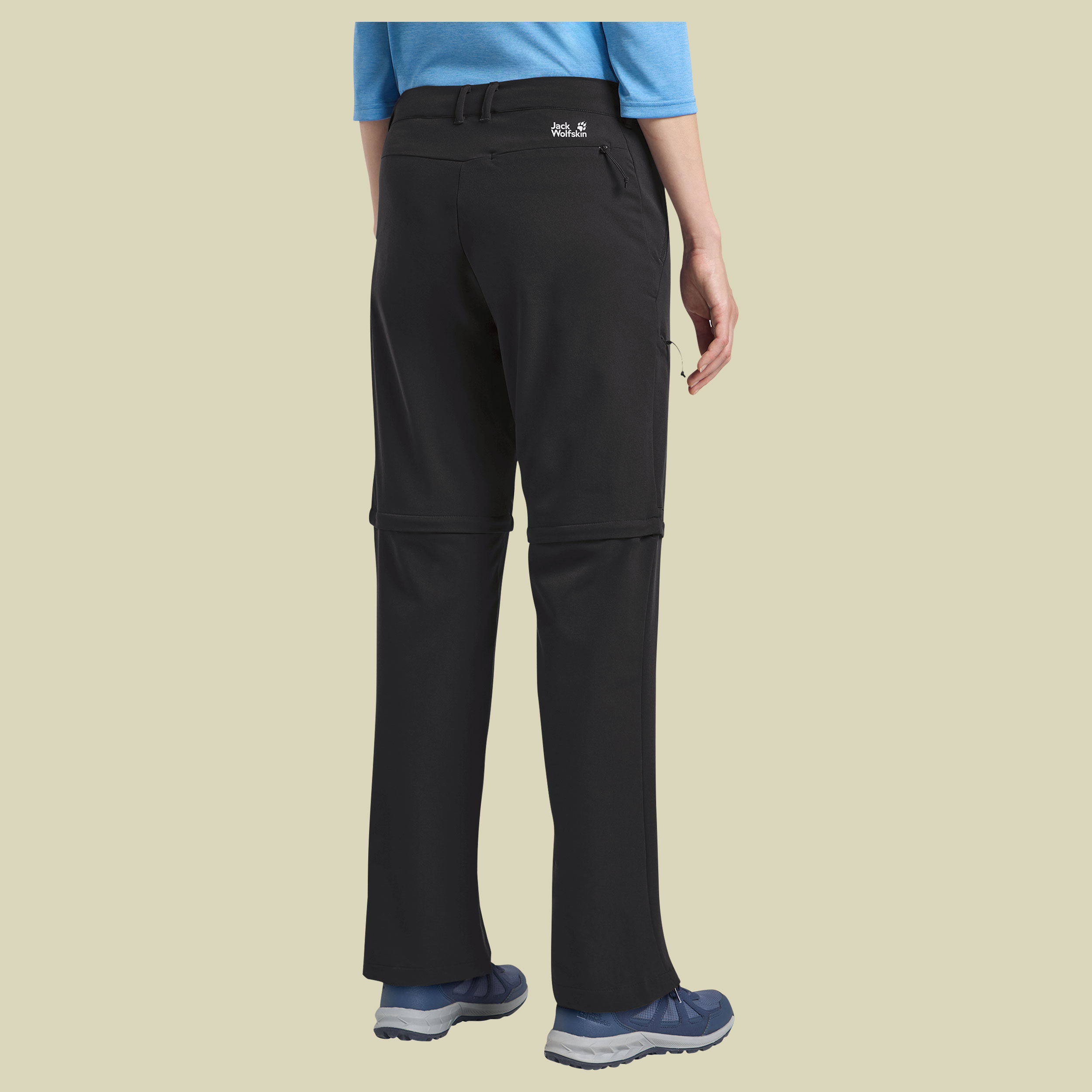 Pico Trail Zip Off Pants Women 46 schwarz - black