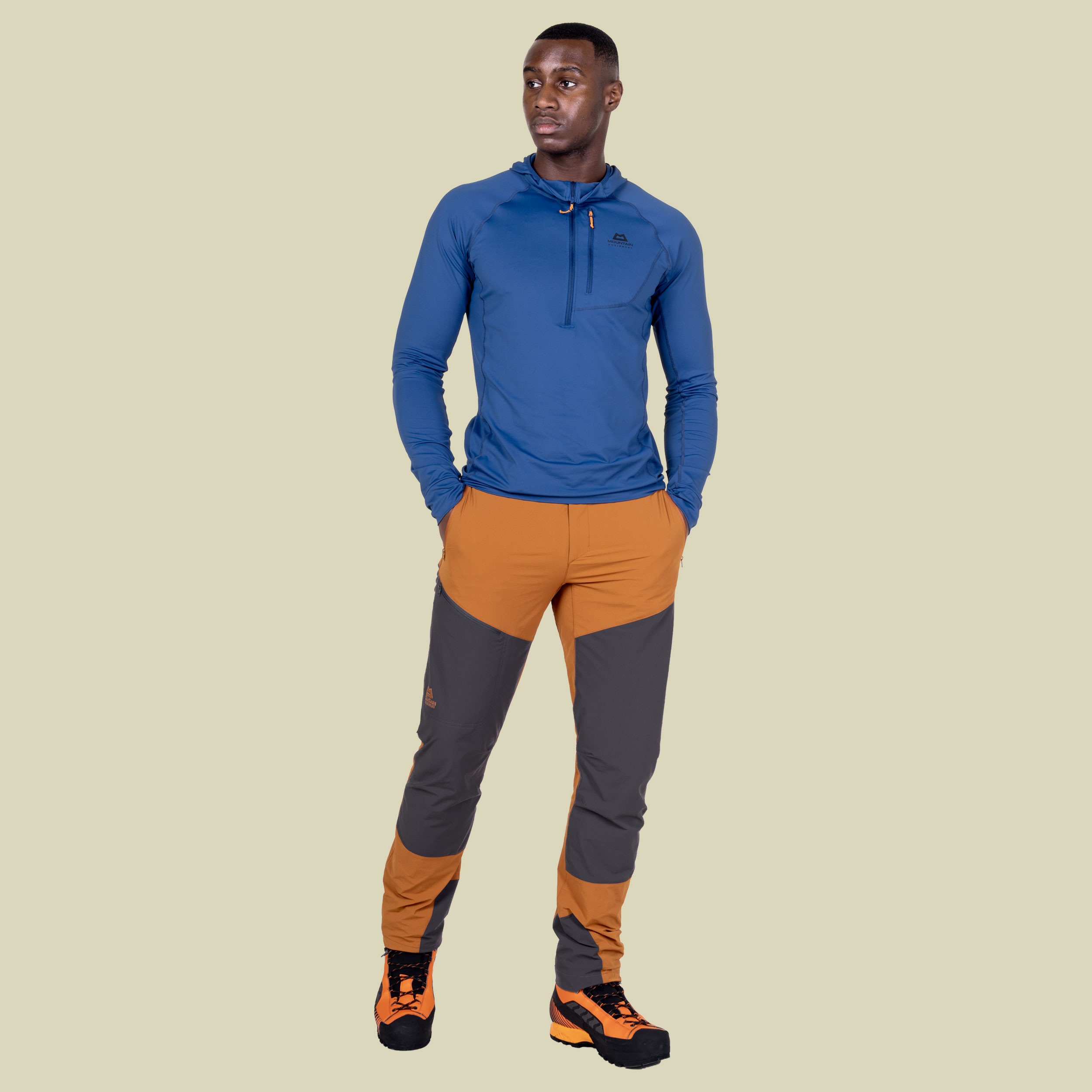 Ibex Alpine Pant Men 34 mehrfarbig - Ccafe/anvil grey