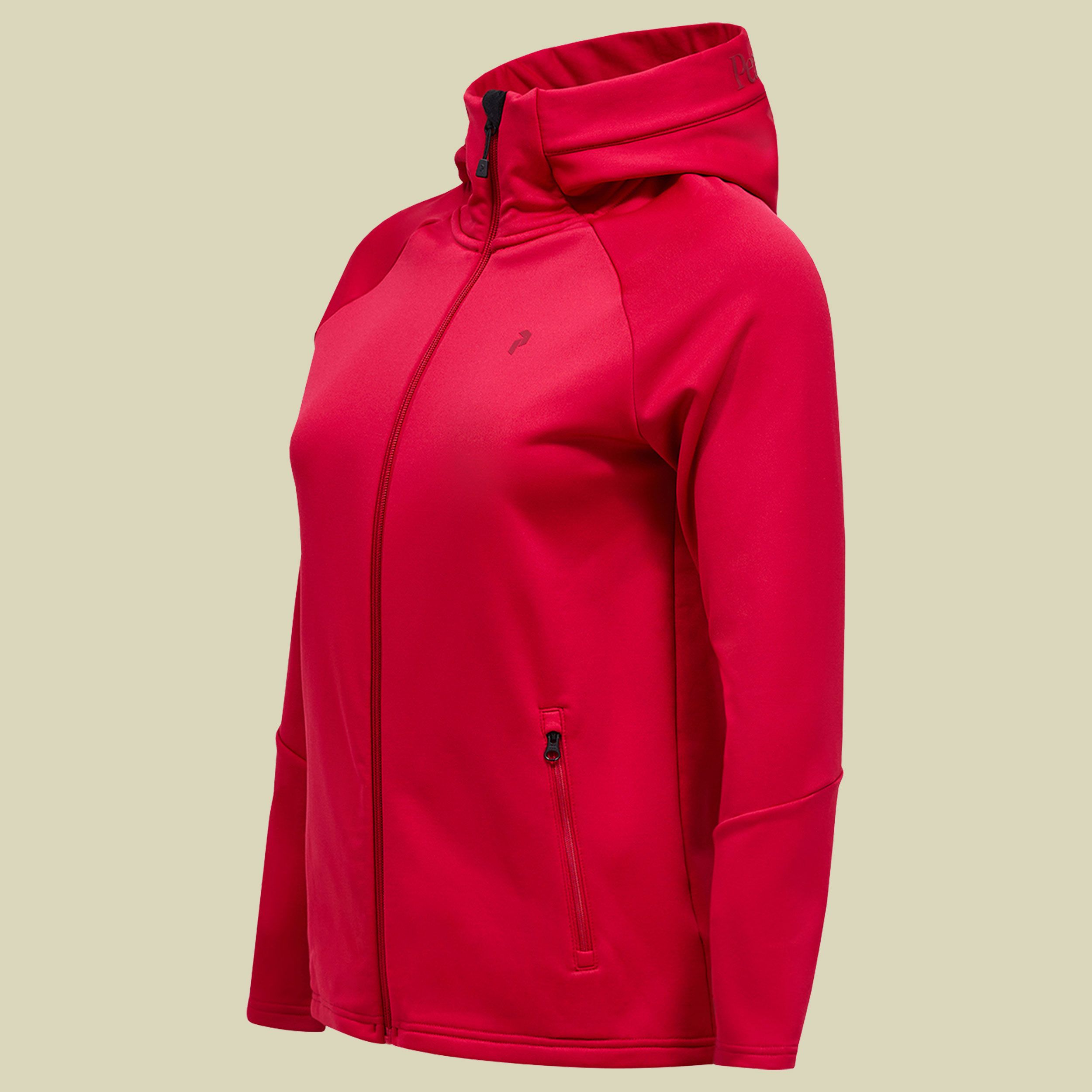 Rider Essentials Zip Hood Woman XL rot - Farbe tech burgundy
