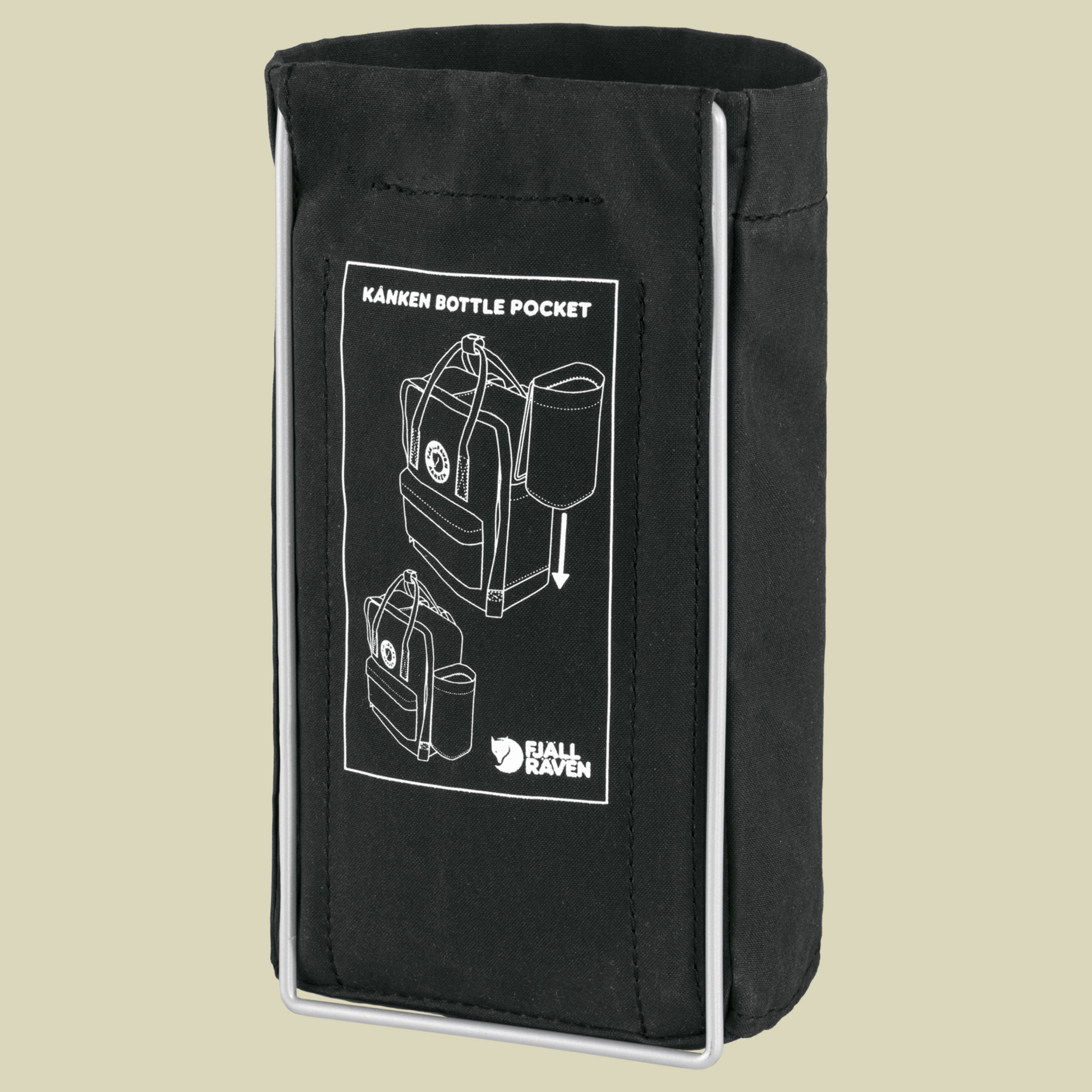 Kanken Bottle Pocket Größe one size Farbe black