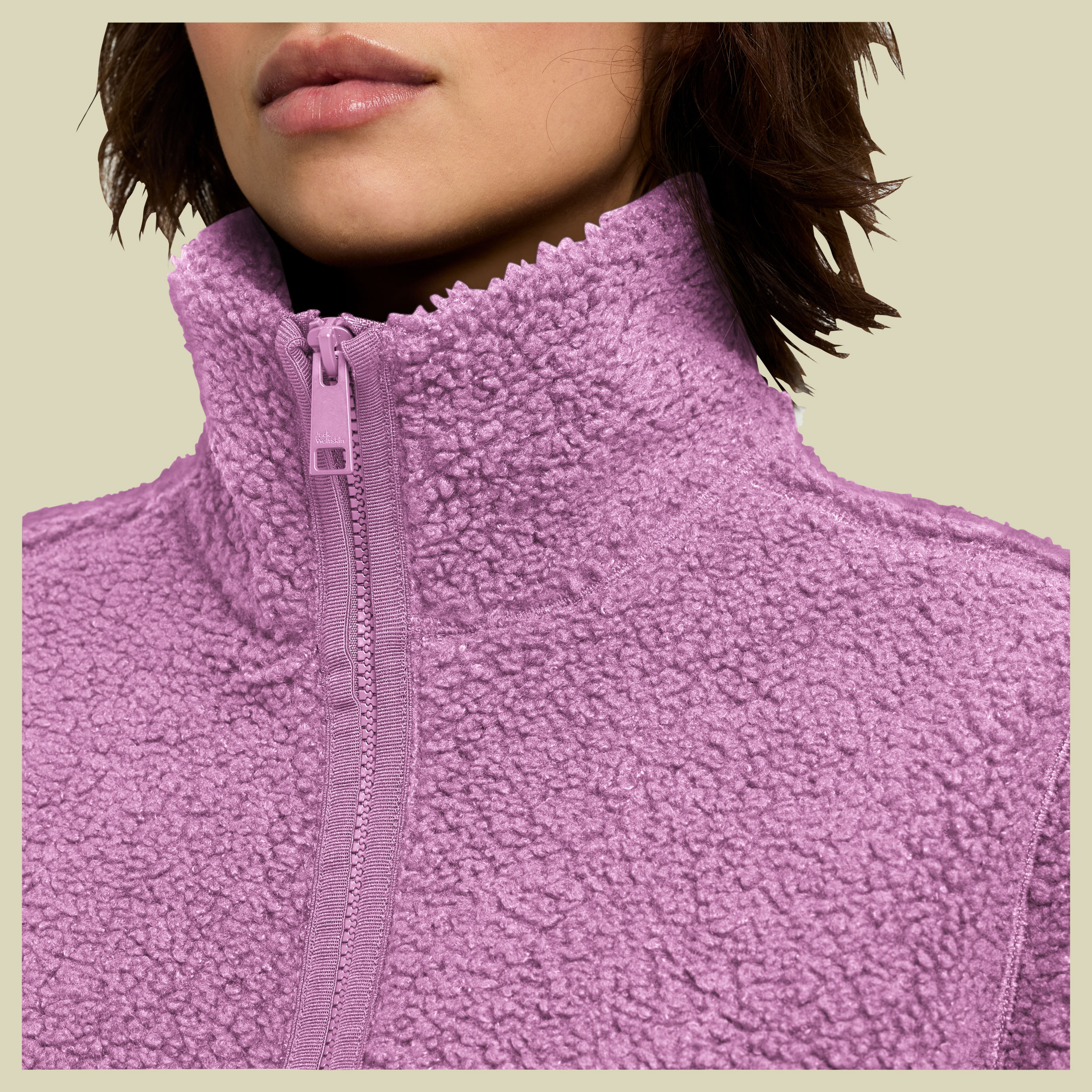 High Curl Jacket Women lila XXL - vivid orchid