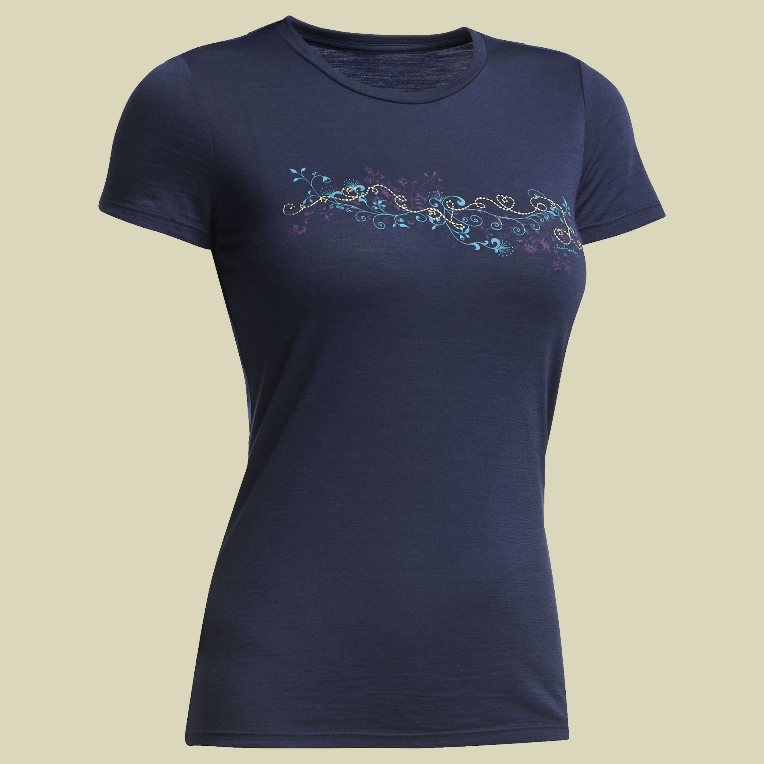 Tech Lite SS Crewe Icebreaker Botanical Women Größe S Farbe admiral