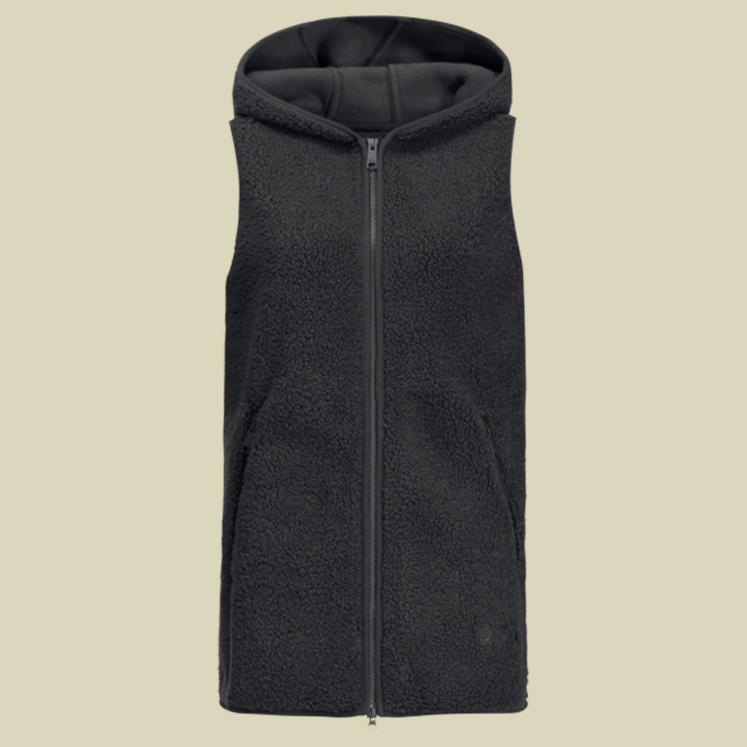 High Curl Long Vest Women Größe XL Farbe black