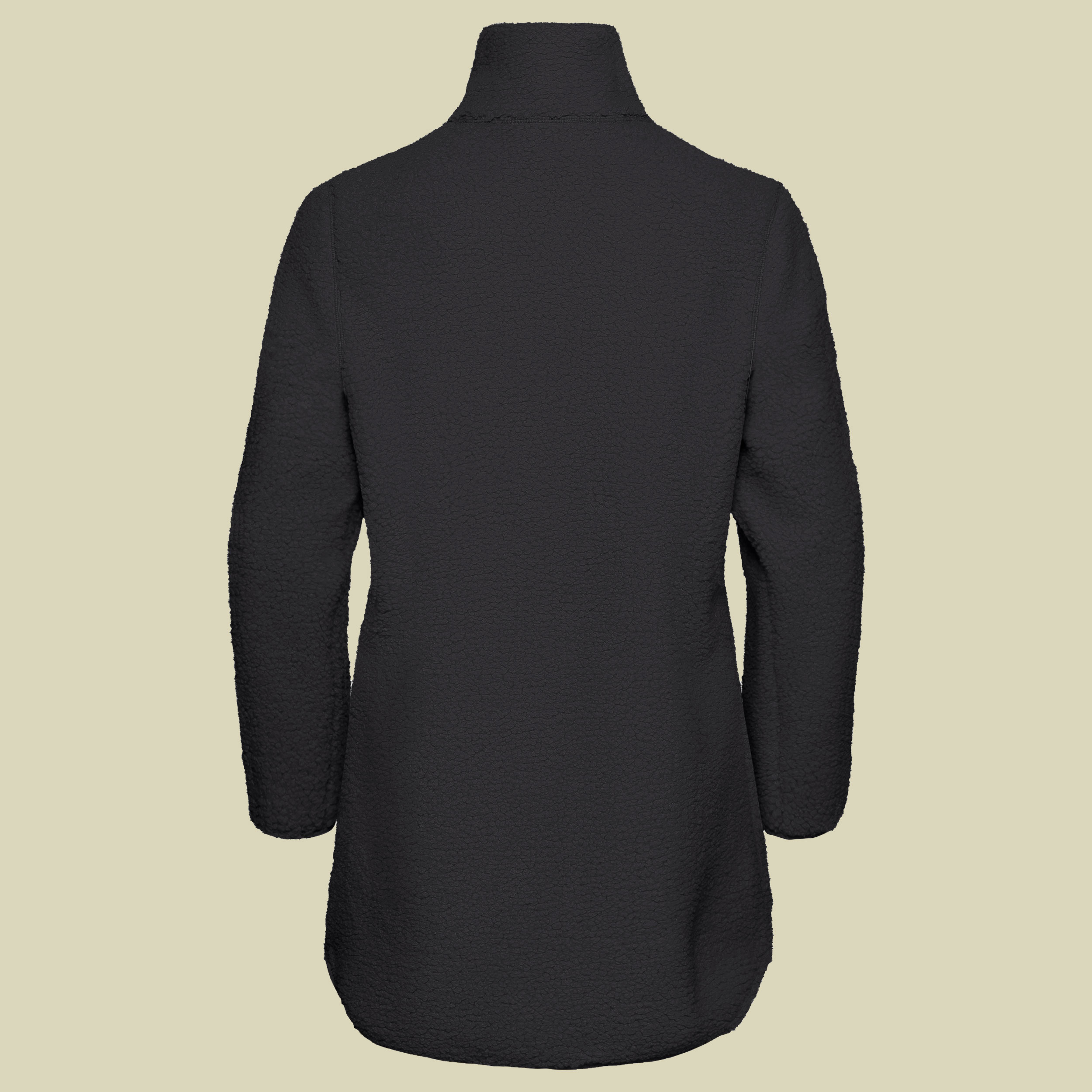 High Curl Coat Women XXL schwarz - black