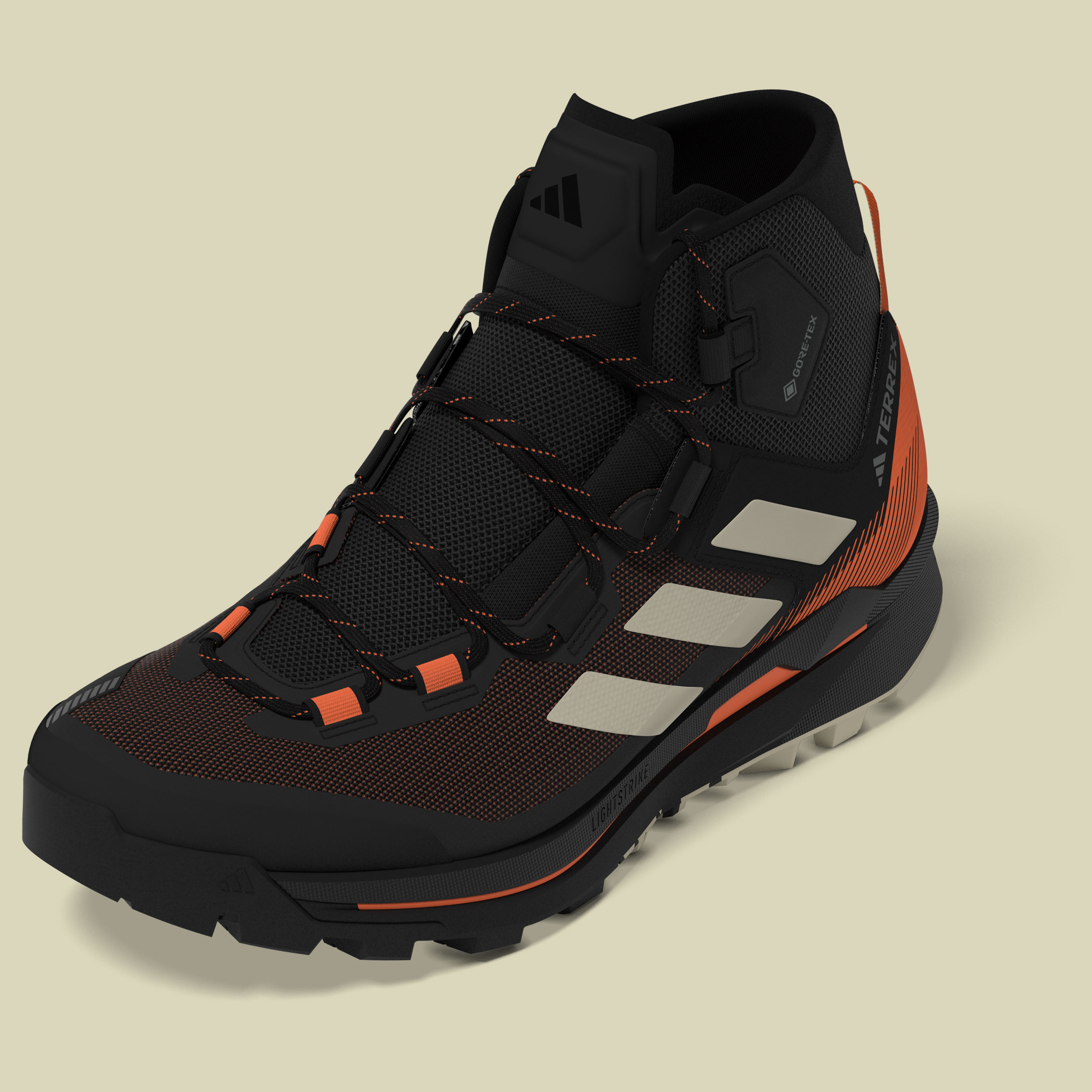 Terrex Skychaser Tech Mid GTX Men UK 9,5 schwarz - core black/wonder beige/semi impact