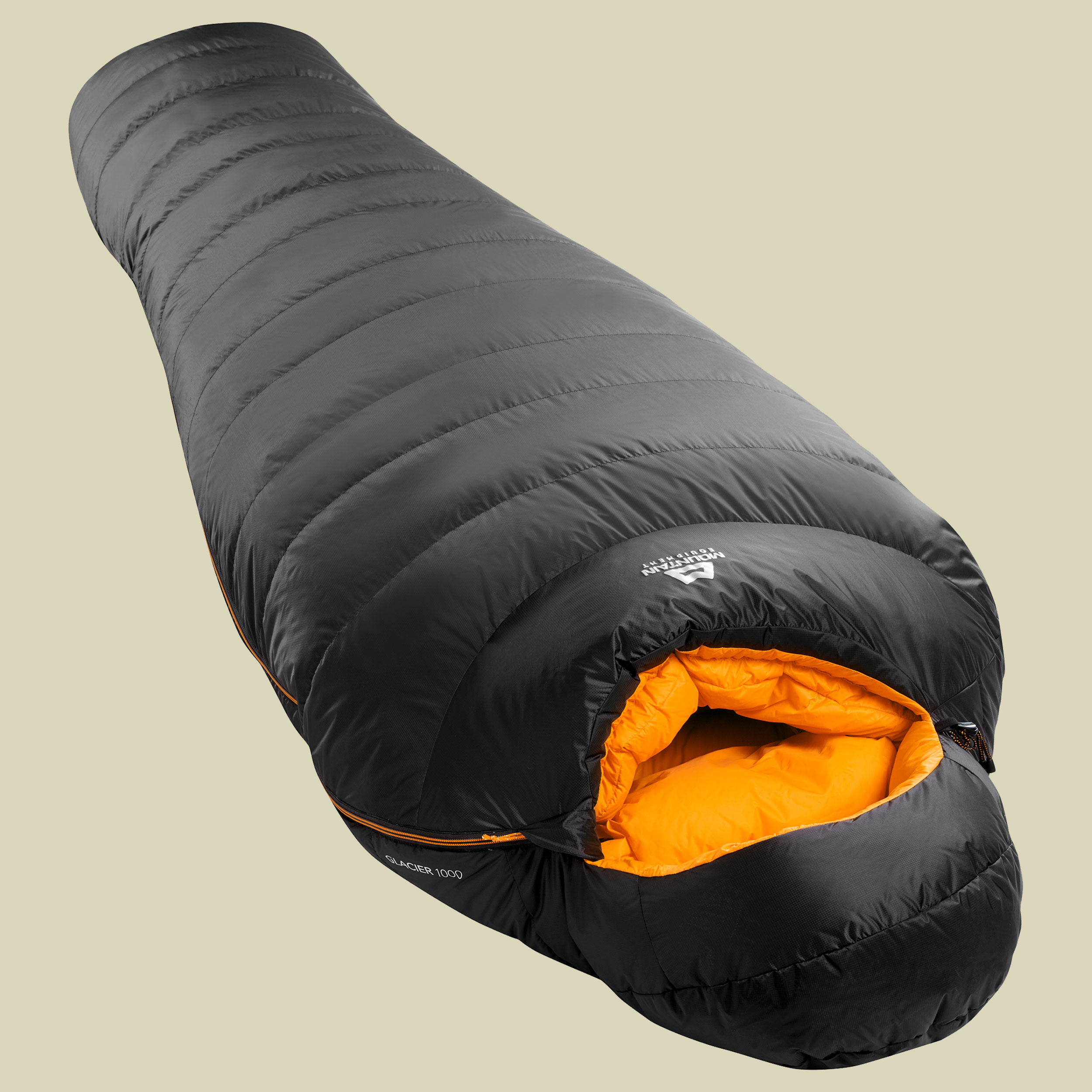 Glacier 1000 bis Körpergröße 185 cm (REG) Farbe obsidian, Reißverschluss links