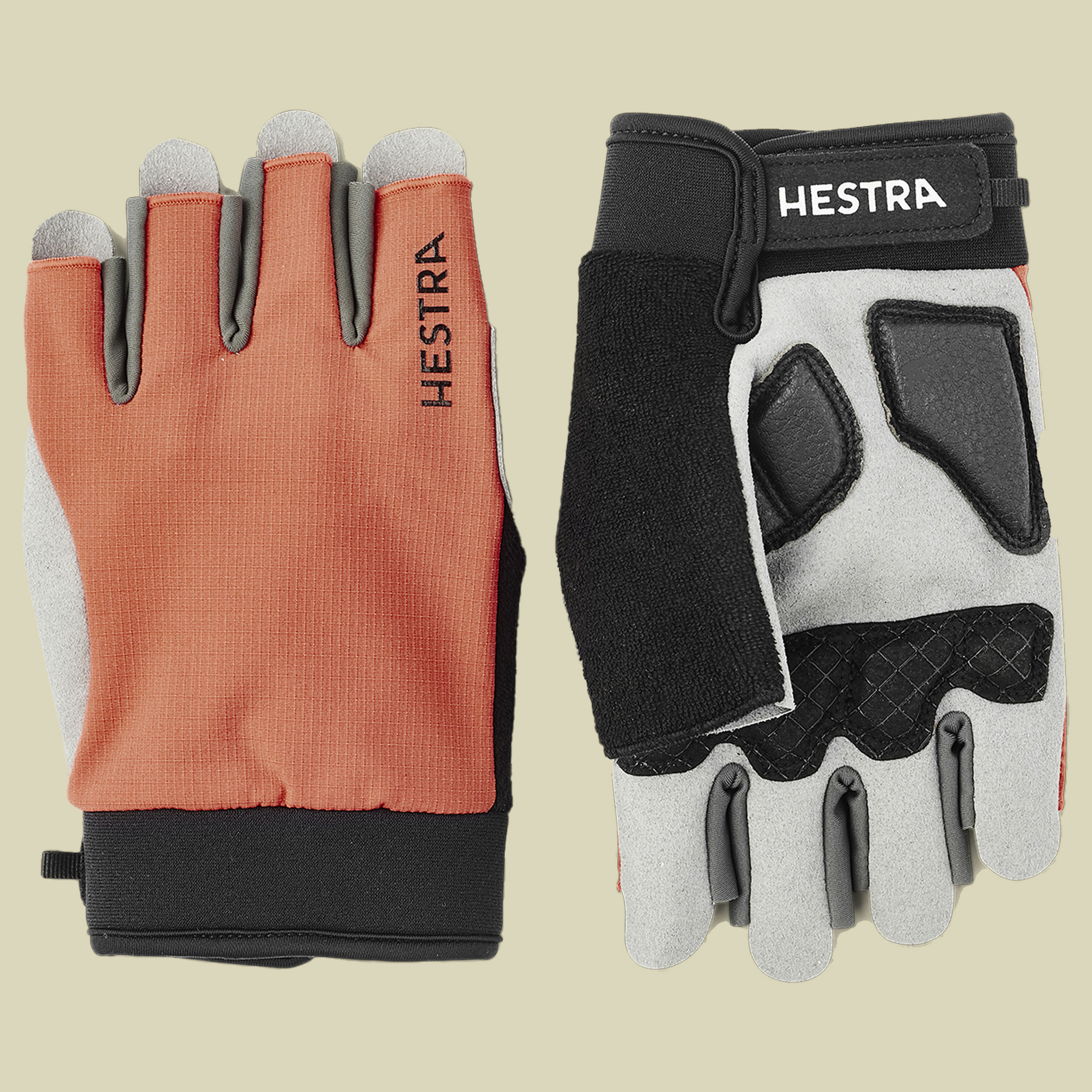 Bike Guard Short - 5 finger Größe 7 Farbe orange