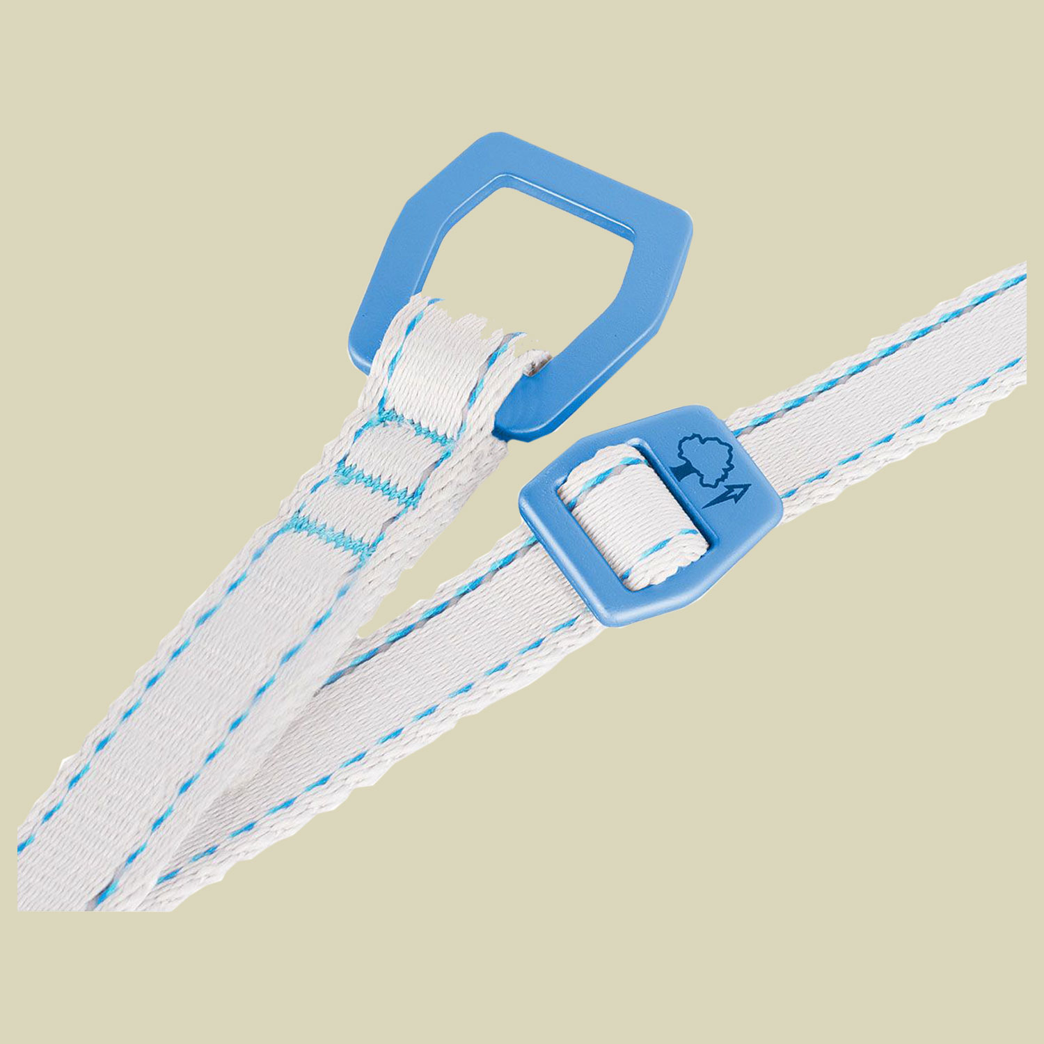 Hammock Ultralight Suspension Straps 15 mm x 2,5 m (2-er Packung) Farbe: grey