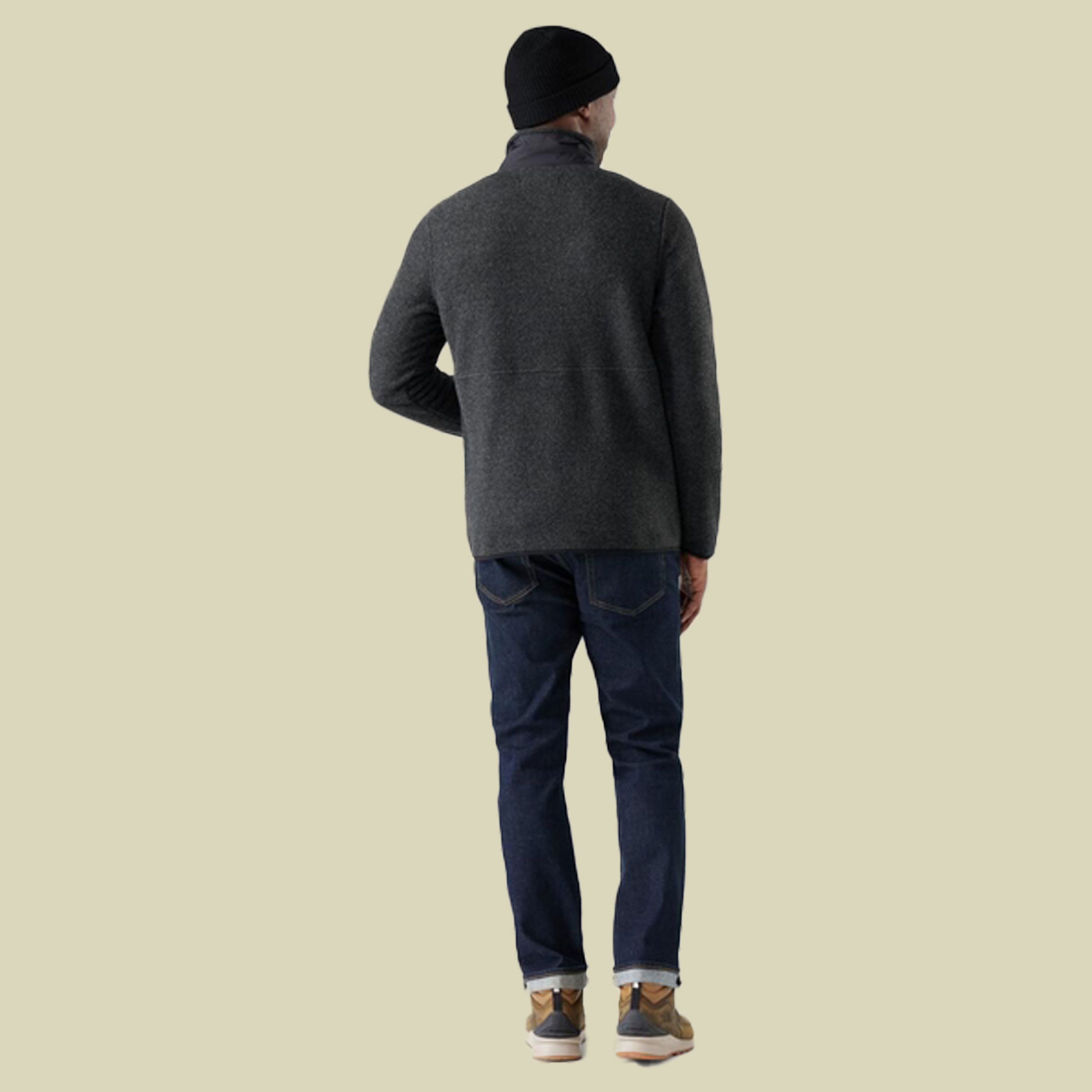 Second Cut Fleece 1/2 Zip Men XXL grau - charcoal