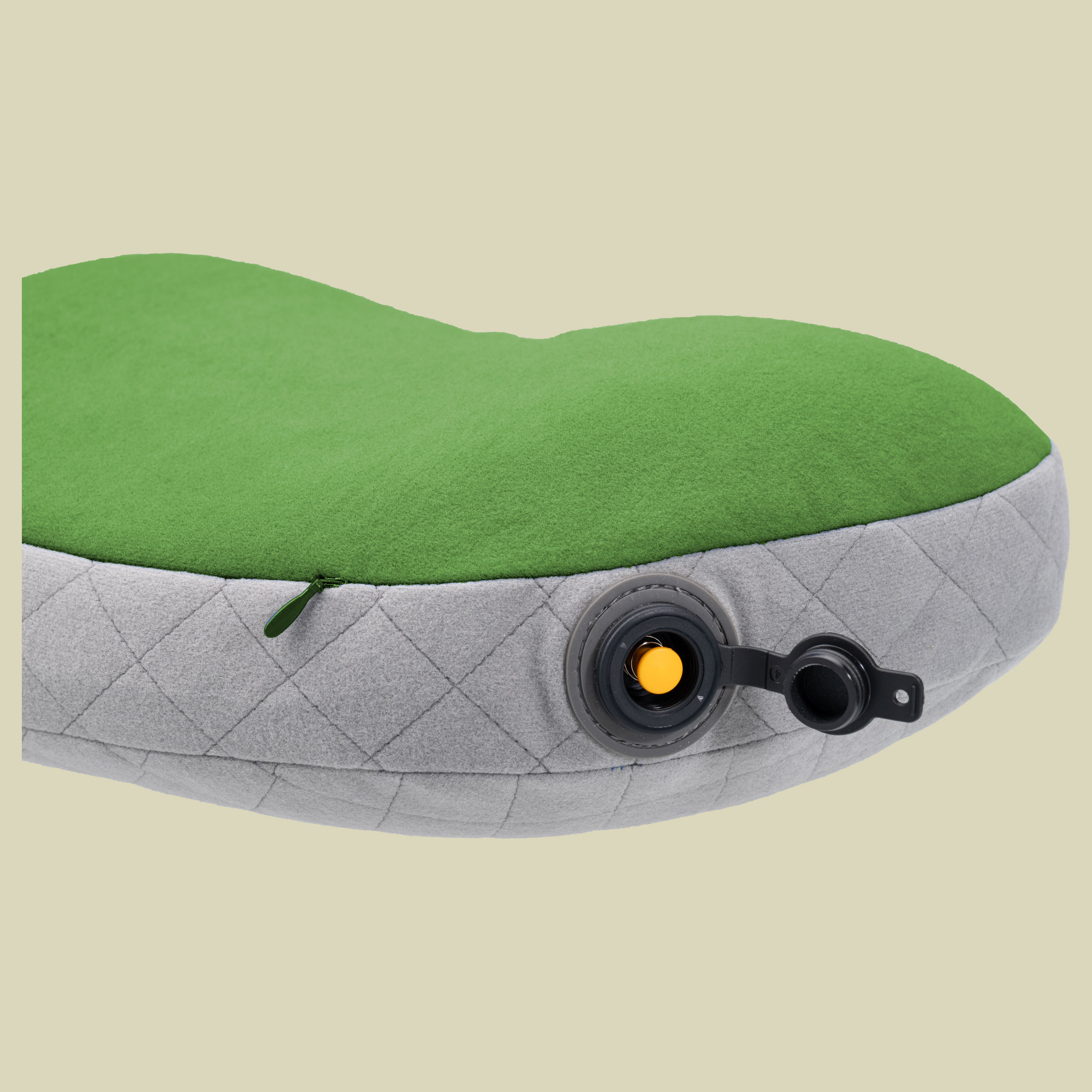 Pack Pillow ultra light fresh olive/grey 33 x 21 x 10 cm