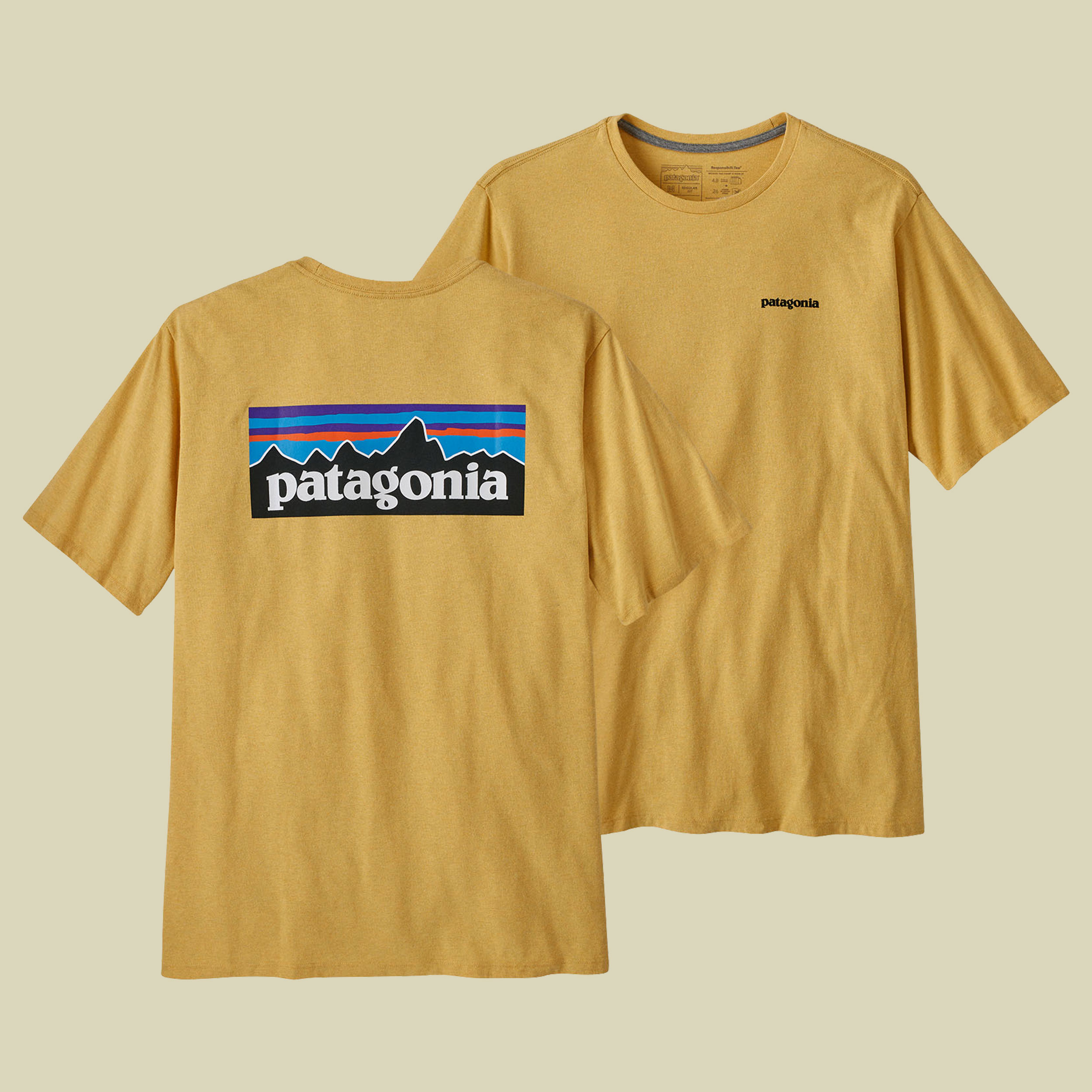 P-6 Logo Responsibili-Tee Men Größe L  Farbe surfboard yellow