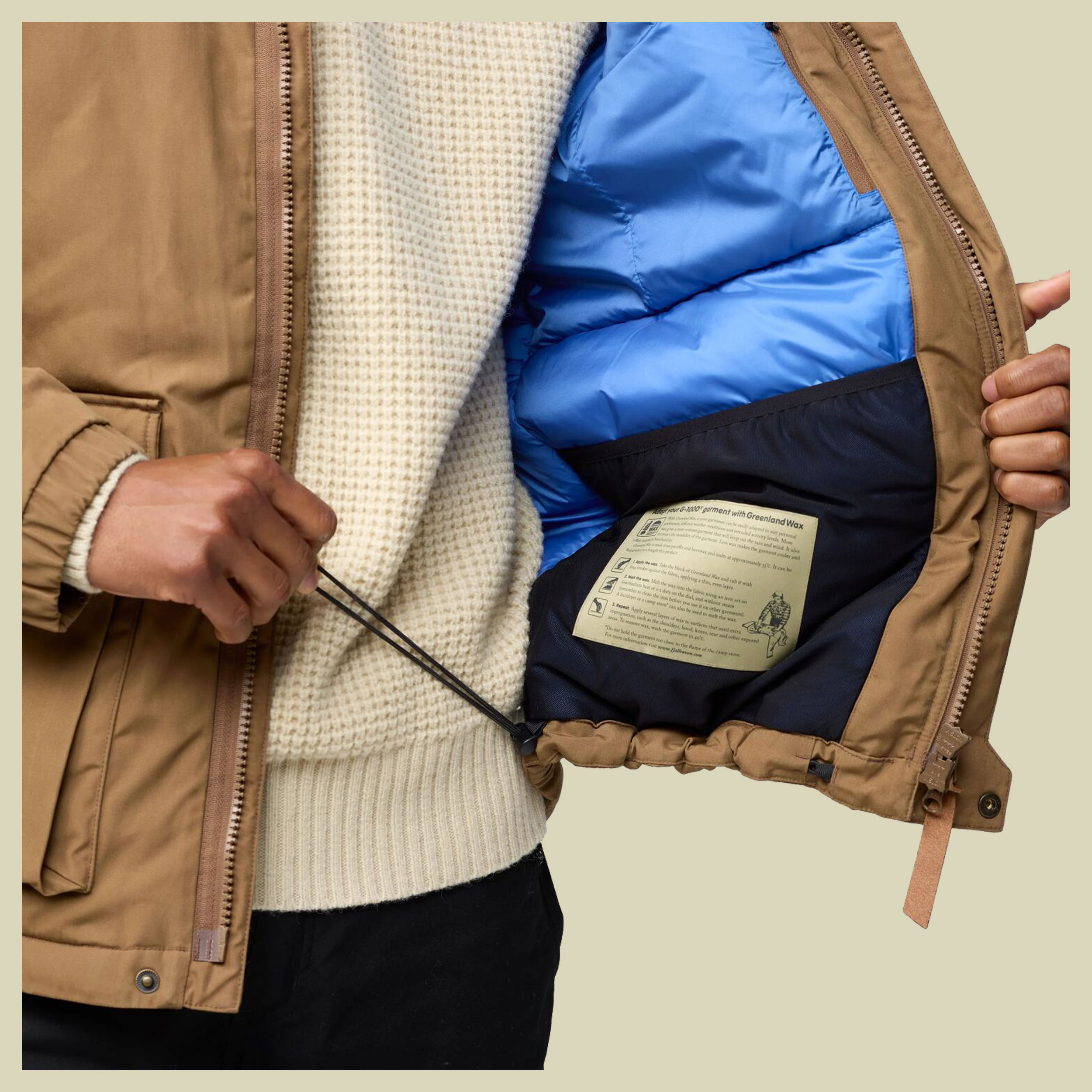 Övik Padded Jacket Men XL braun - wood brown