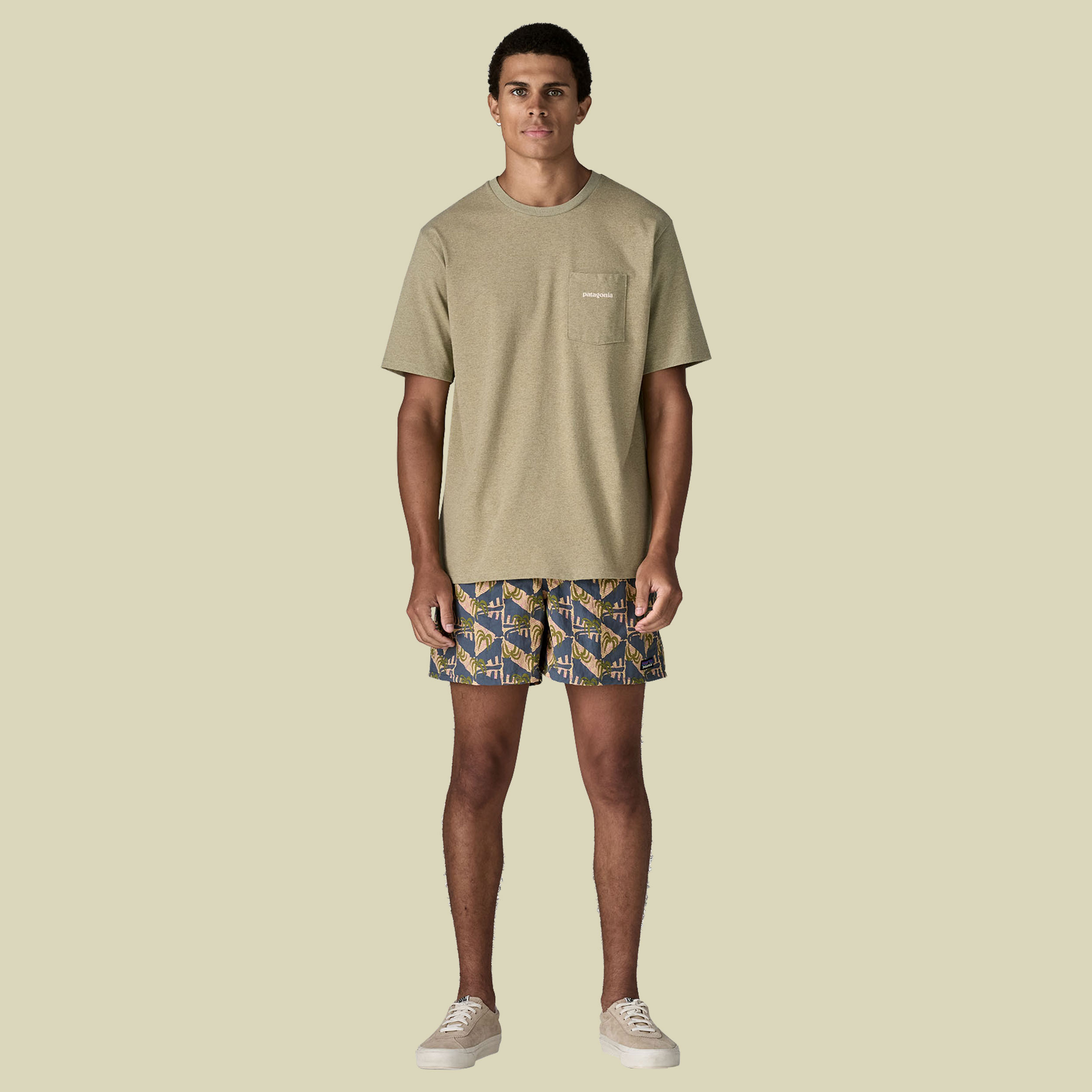 Baggies Shorts - 5 in. Men blau1 S - Jaguar Geo: Dolomite Blue