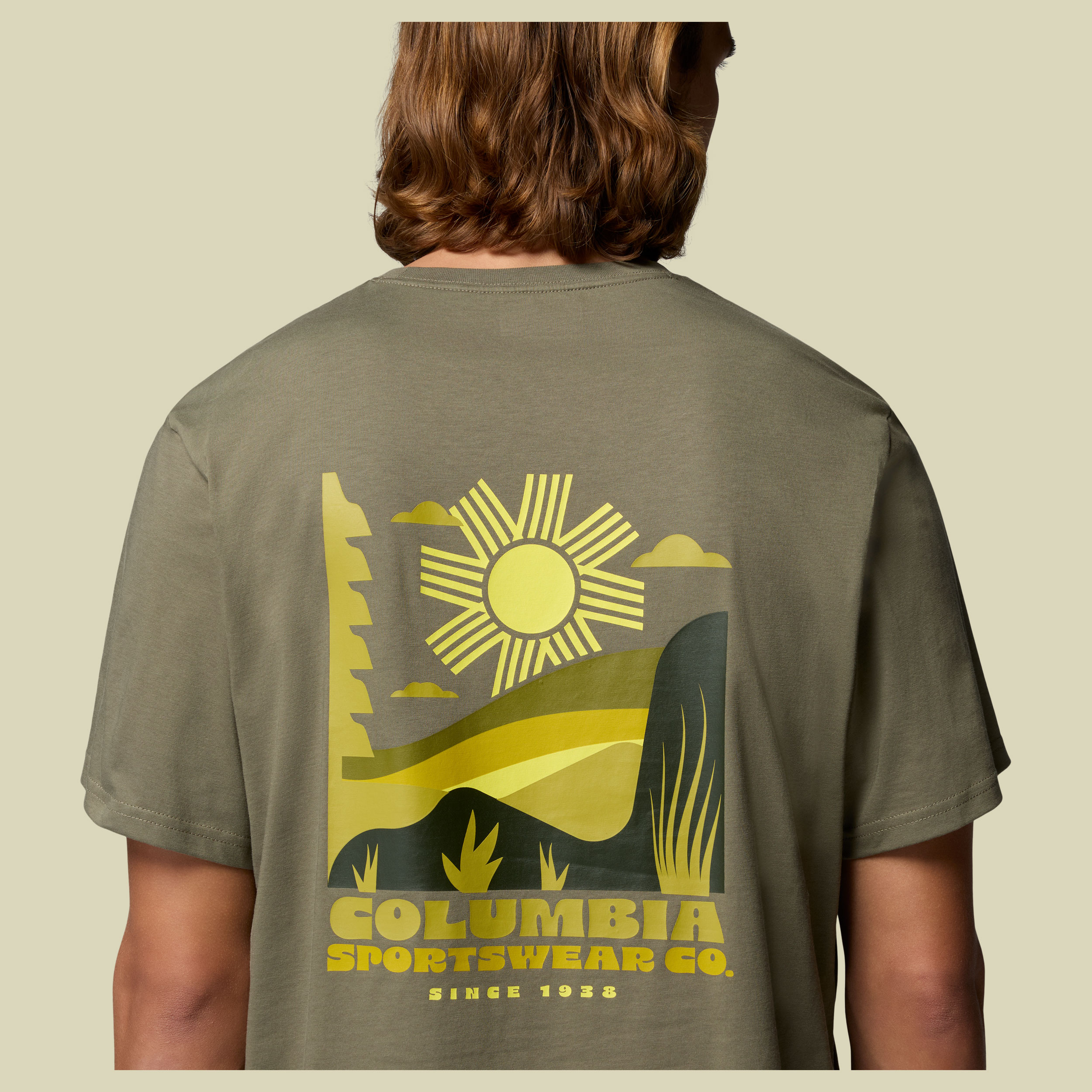 CSC Outdoor Back Graphic T-Shirt Men XL grün - stone green