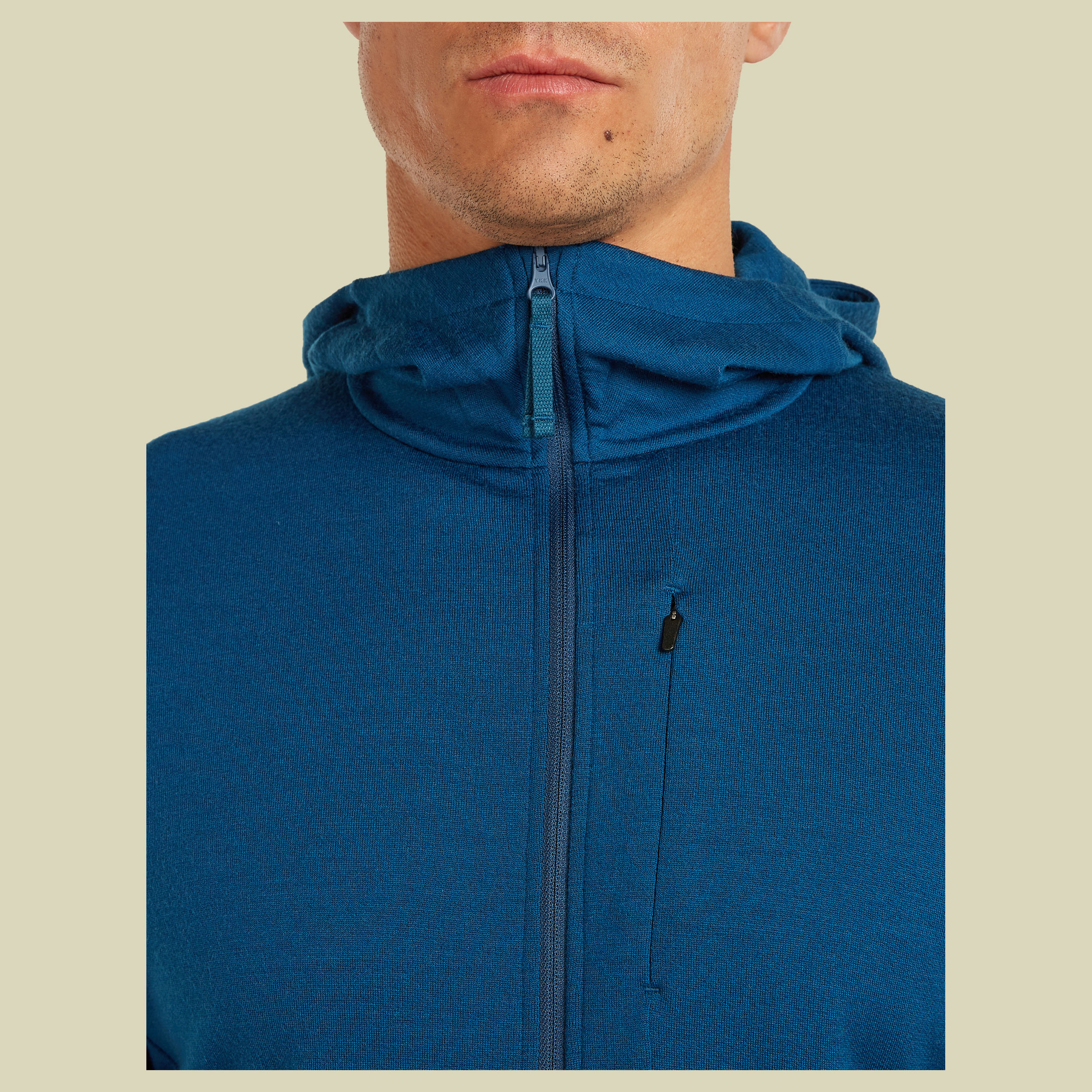 Merino 260 Quantum IV LS Zip Hoodie Men XL atlantis