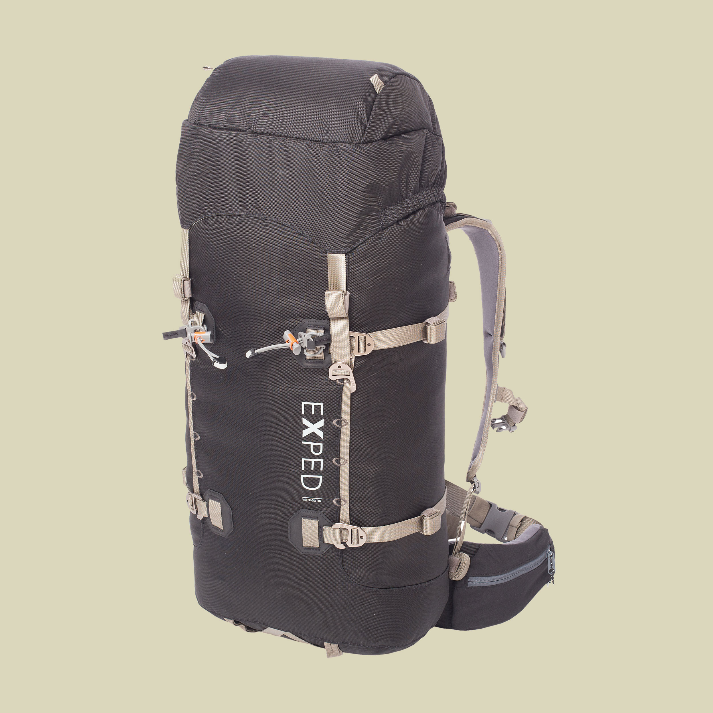 Vertigo 45 Rückenlänge M Farbe black