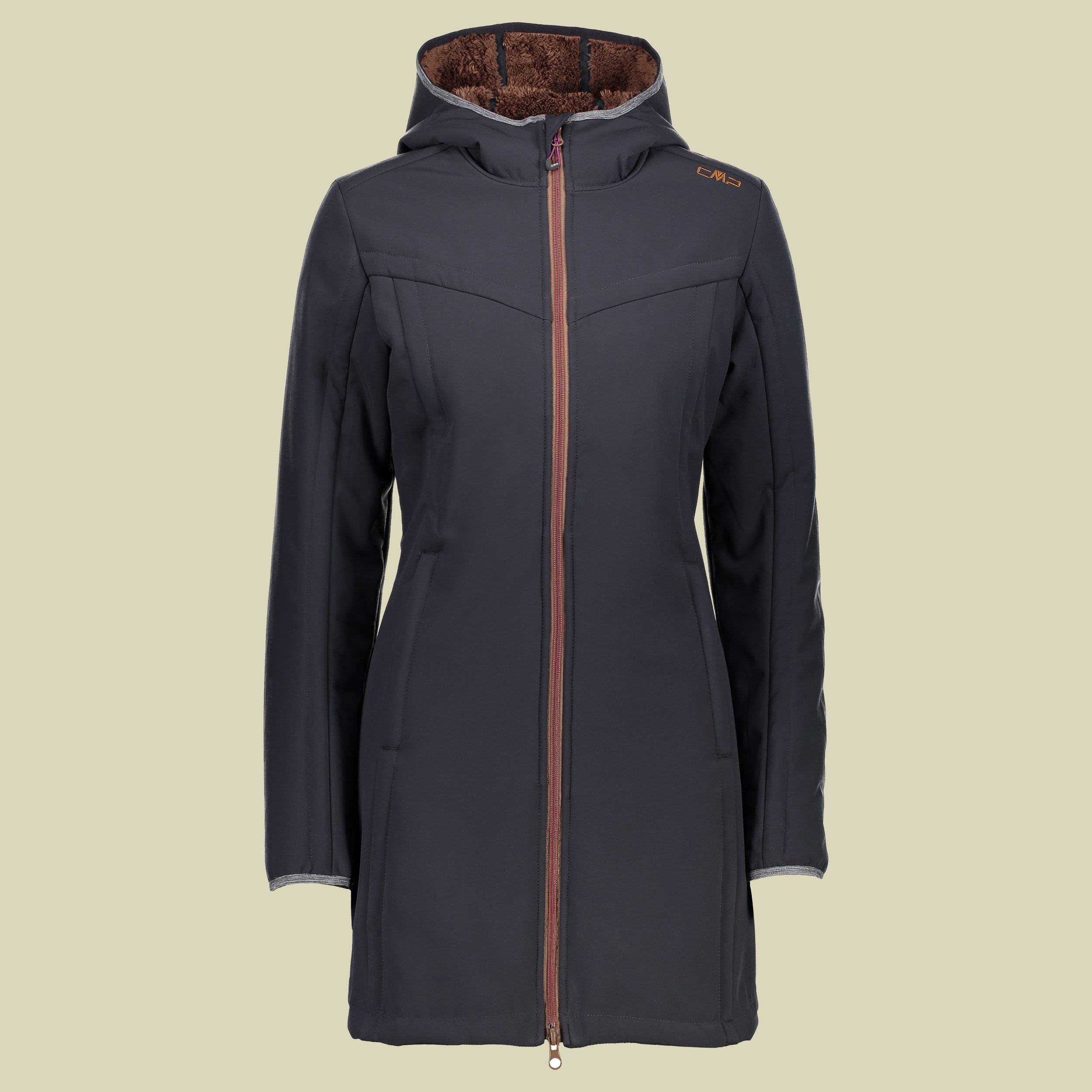 Woman Softshell Jacket Fix Hood 3A19776 Größe 36 Farbe U423 antracite