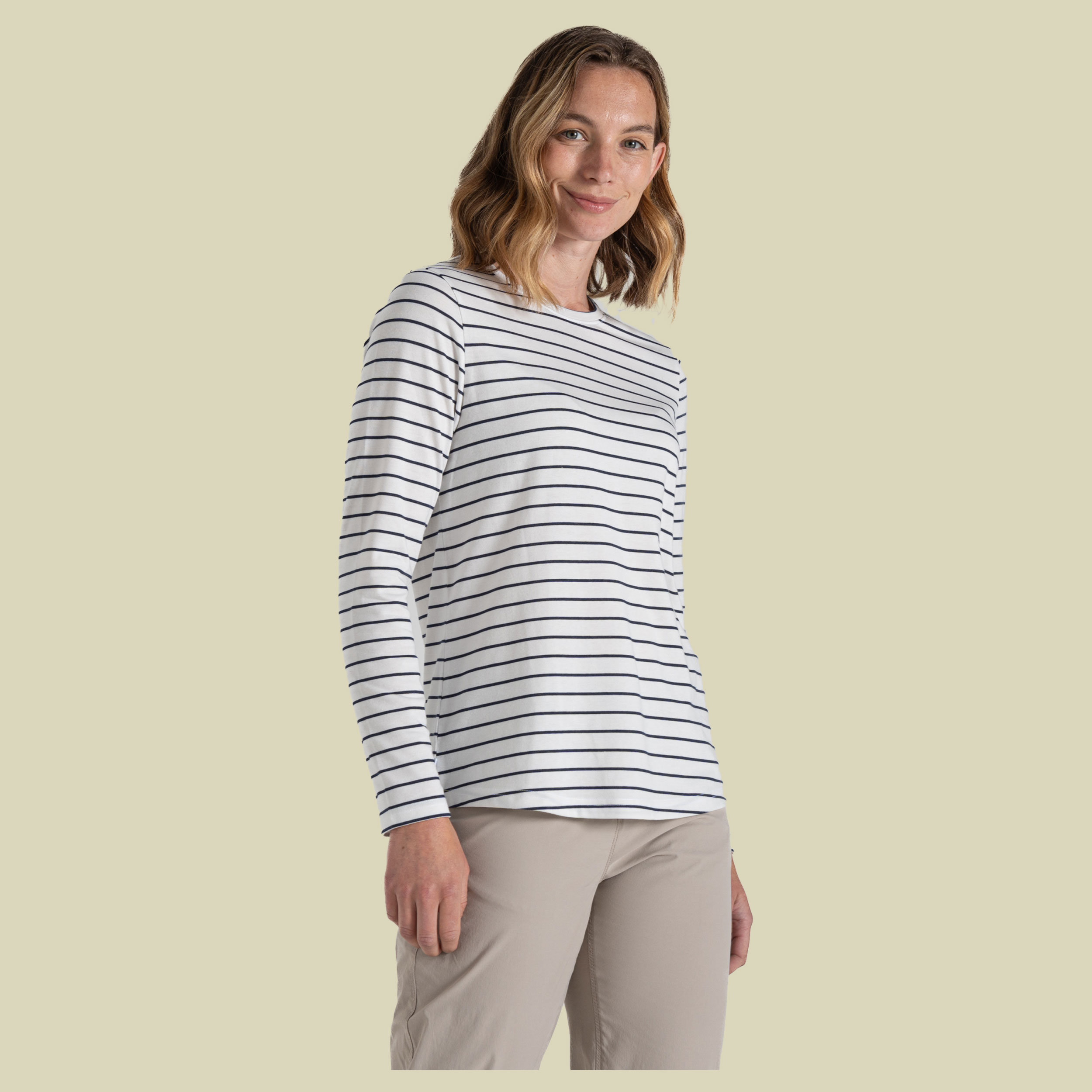 Nosilife Akona Long Sleeved Top Women 38 blau - blue navy stripe (UK 12)