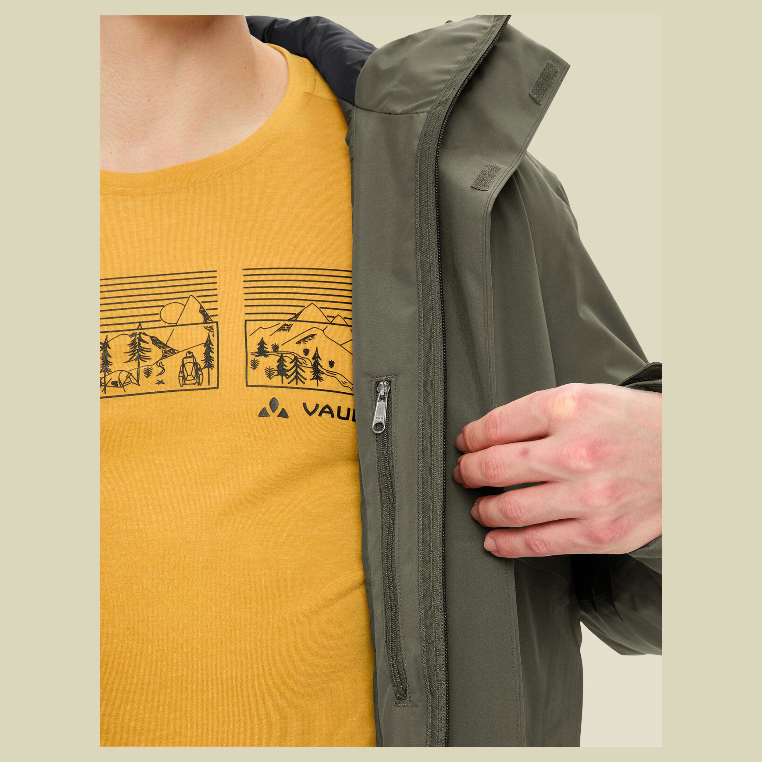 Rosemoor Padded Jacket II Men XXL grün - khaki