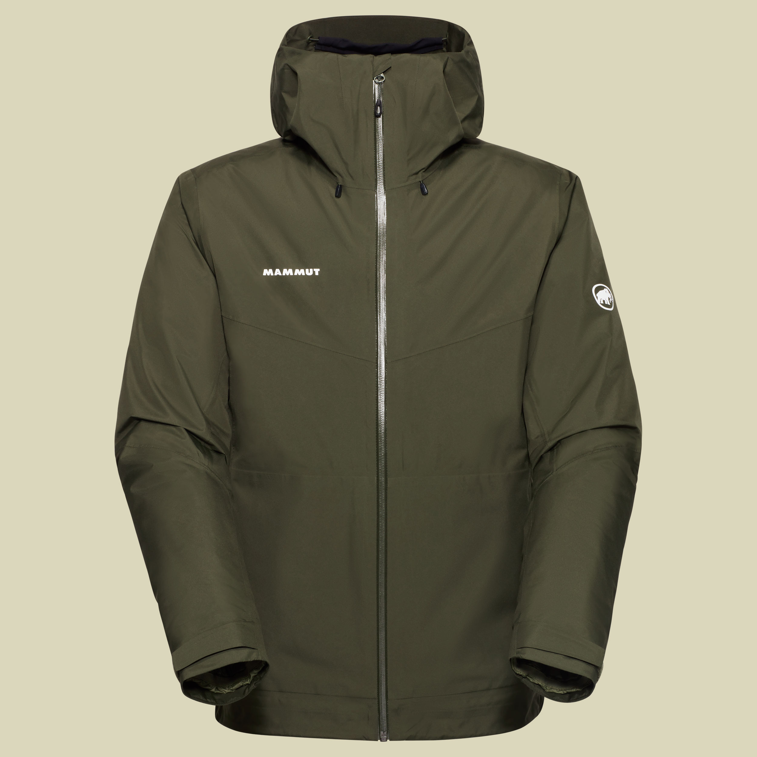 Mammut Convey 3 in 1 HS Hooded Jacket Men grau L - Farbe dark marsh-marsh