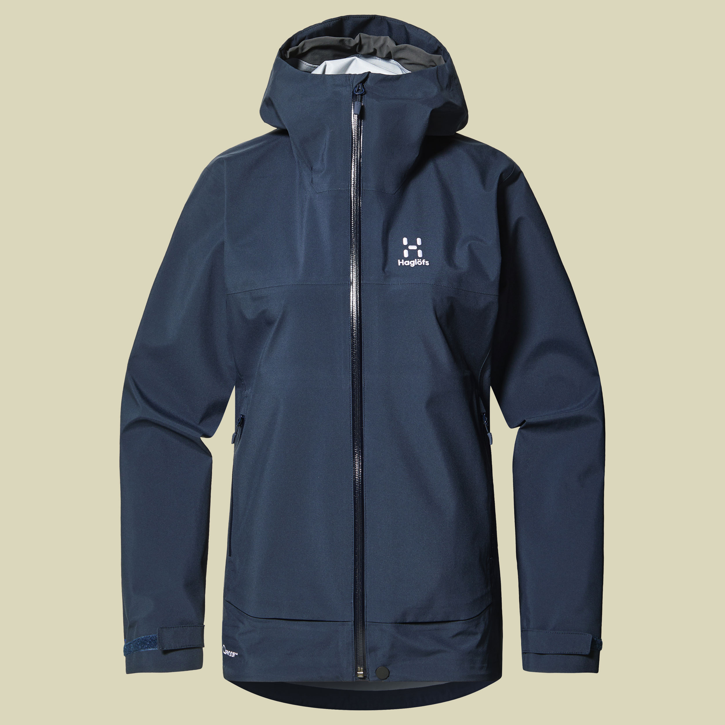 Front Proof Jacket Women blau M - tarn blue