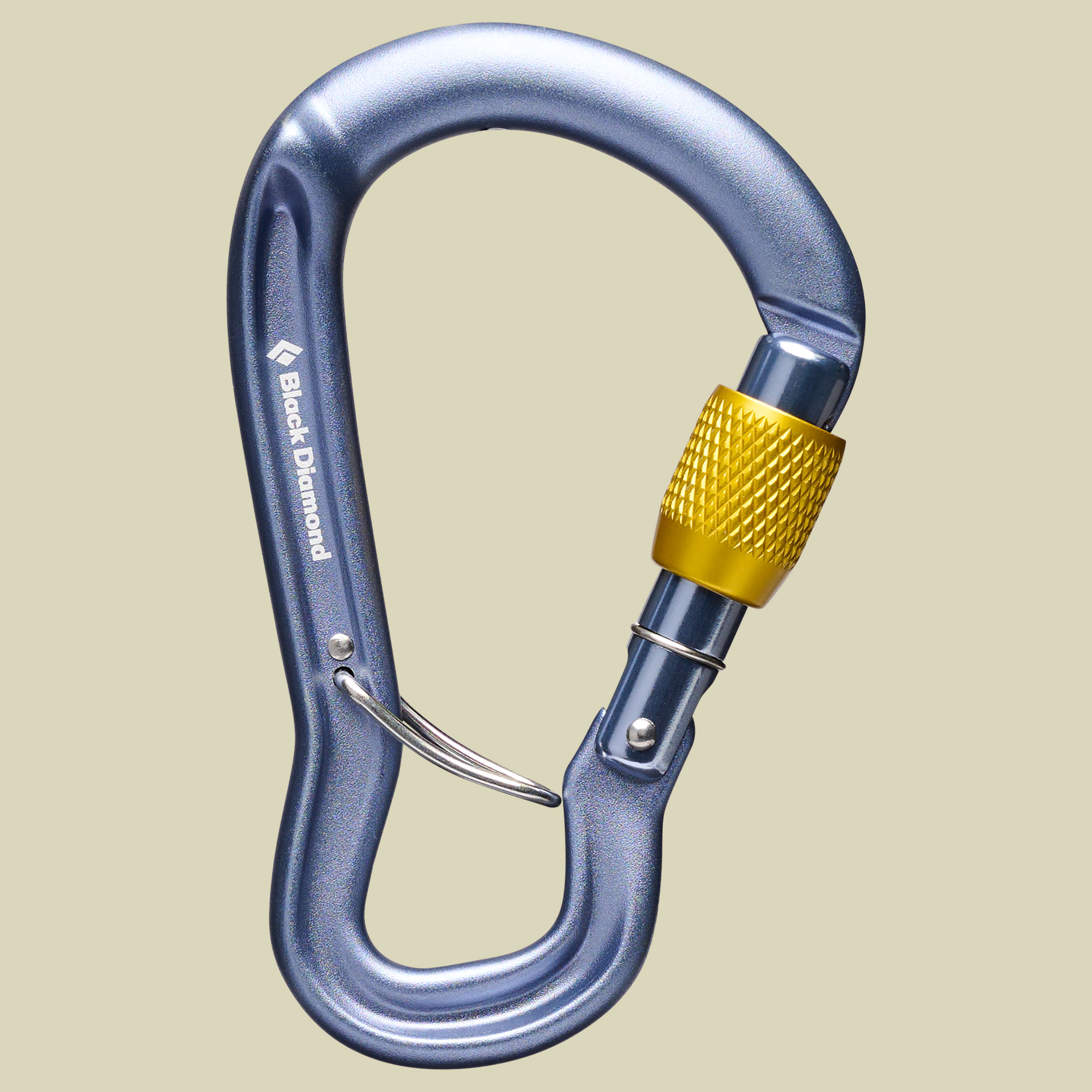 GridLock Screwgate Carabiner - grau