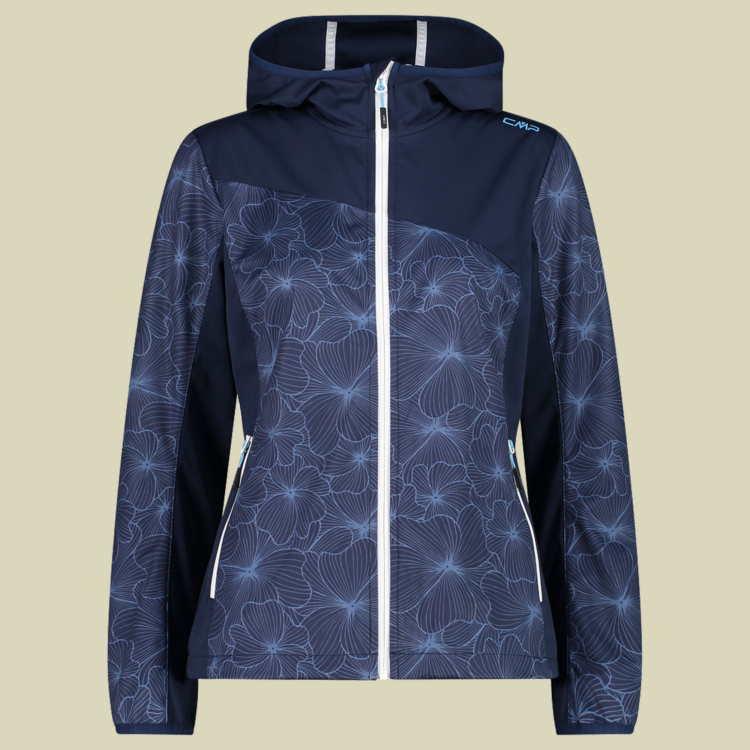 Woman Jacket Fix Hood Light Softshell 33A5176 Größe 42 Farbe 17ZN blue-lighter